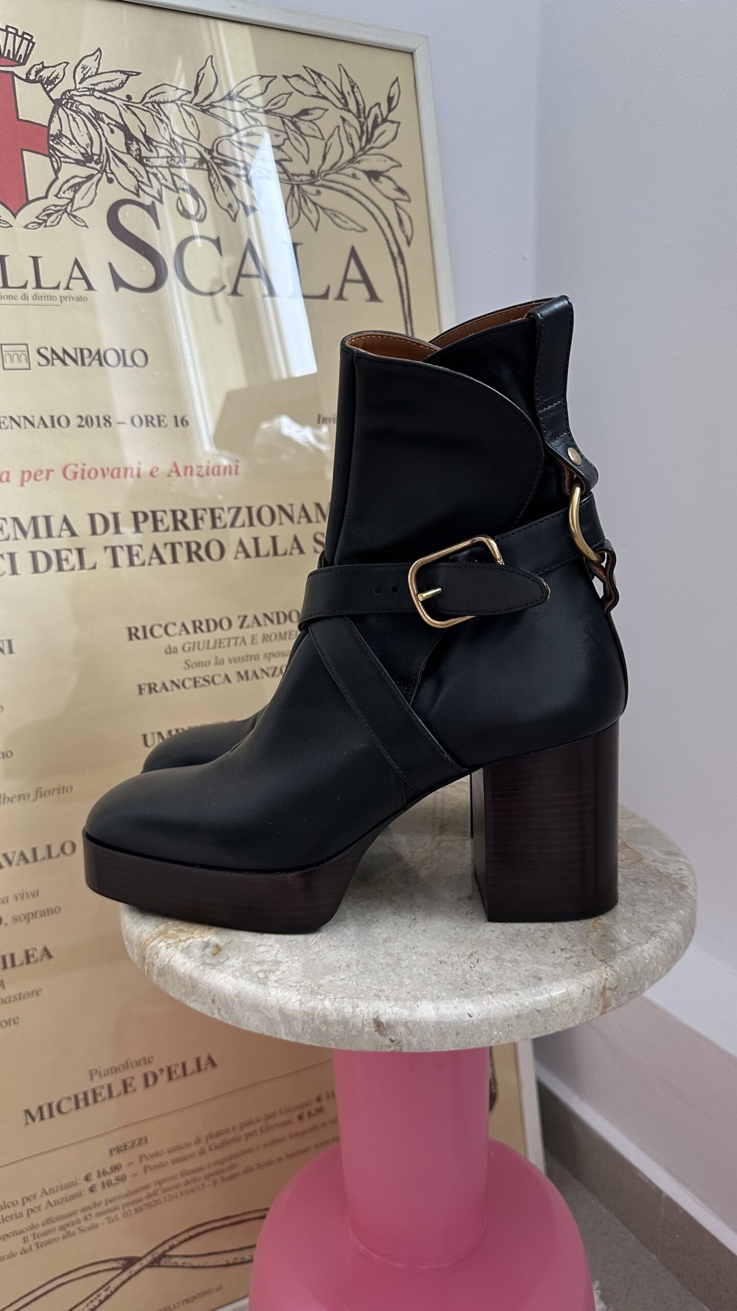 Chloe botki w stylu boho 40 czarne