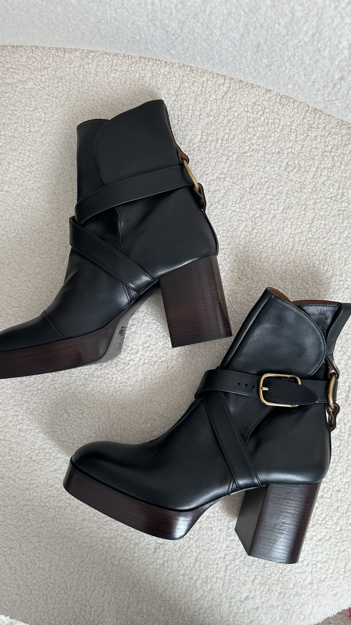 Chloe botki w stylu boho 40 czarne - obrazek 4