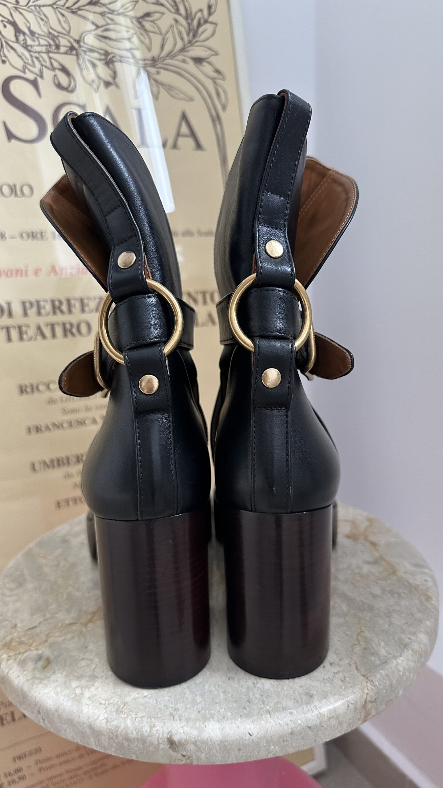 Chloe botki w stylu boho 40 czarne - obrazek 6