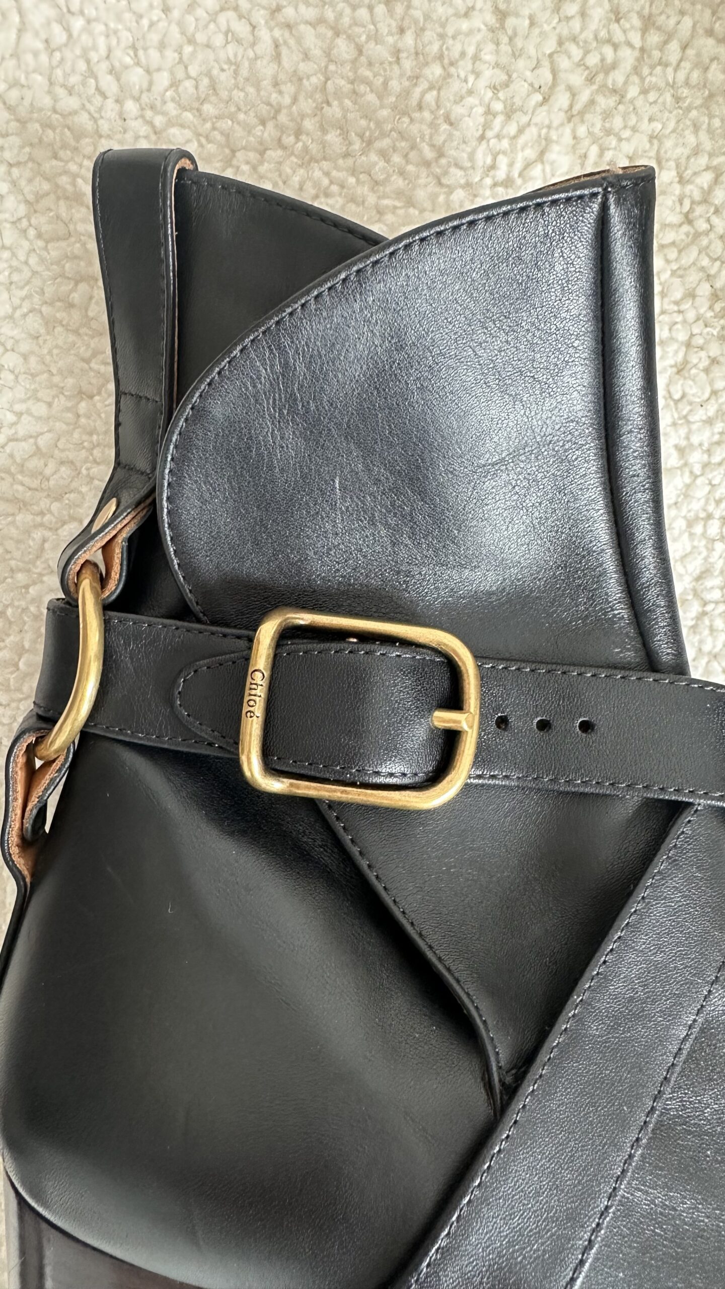 Chloe botki w stylu boho 40 czarne - obrazek 7