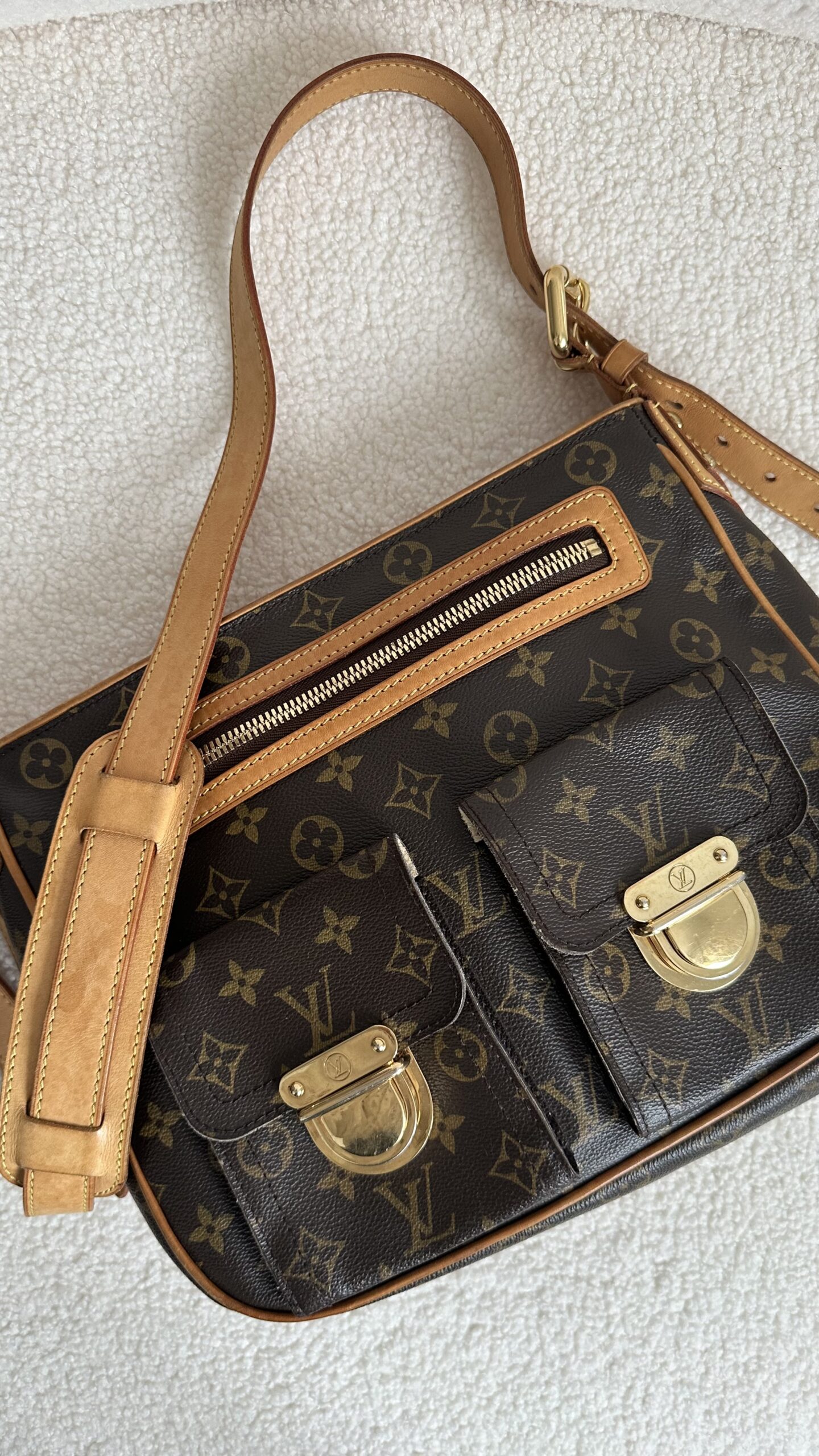 Louis Vuitton Hudson monogram vintage torebka - obrazek 4