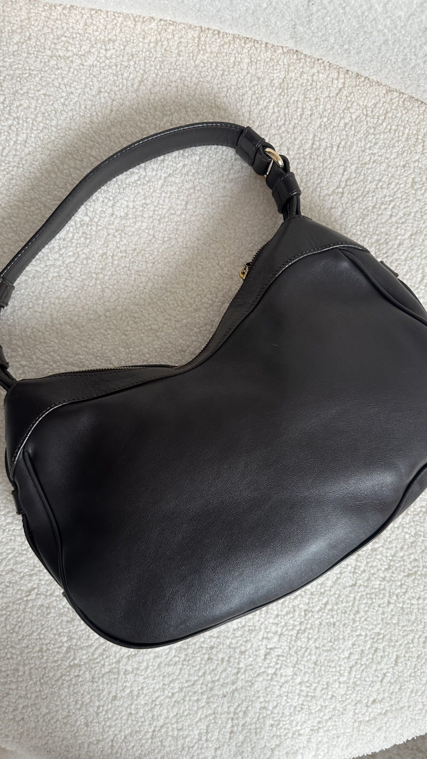 Celine czekoladowa vintage torebka - obrazek 5