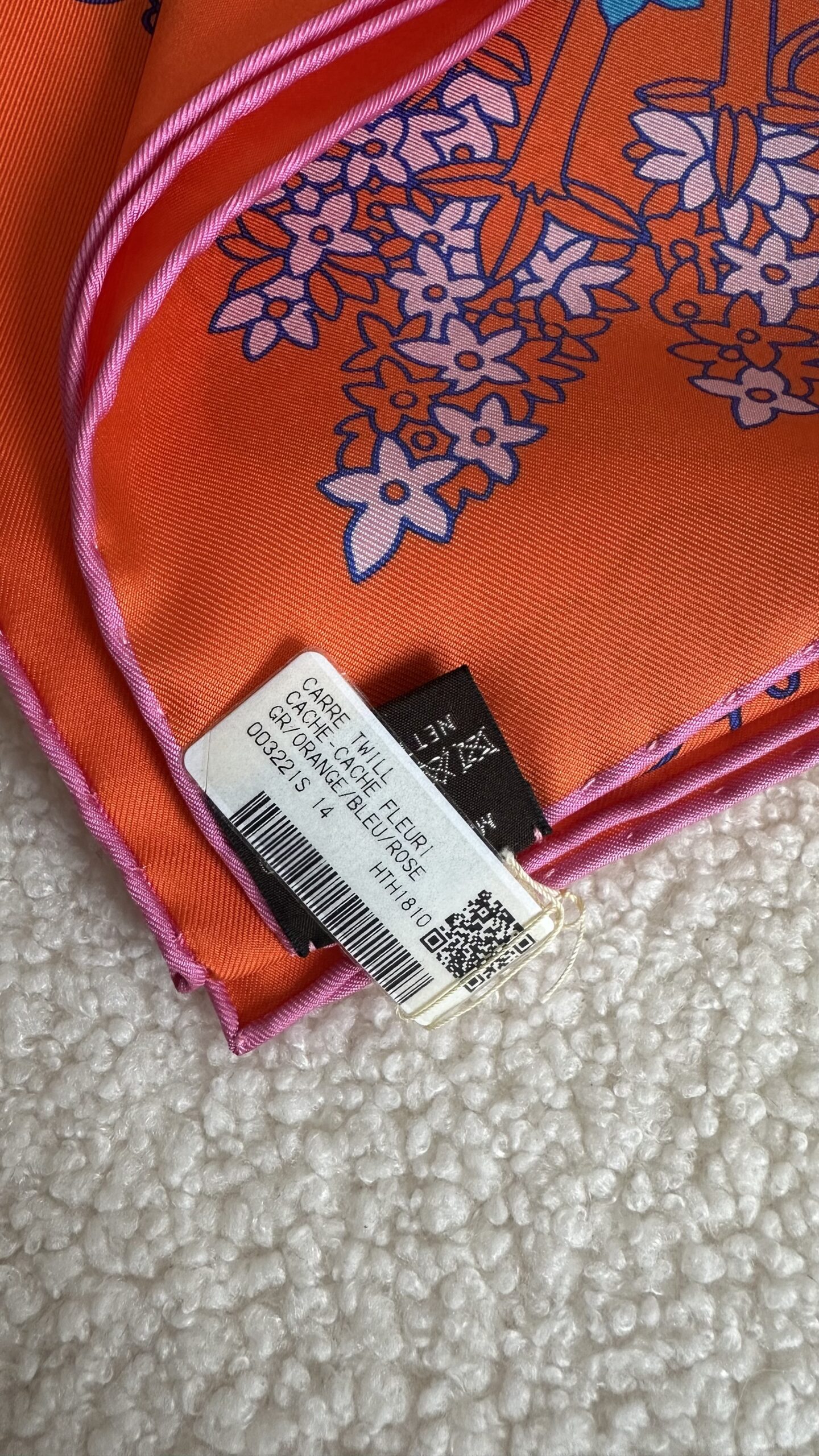 Hermes apaszka jedwabna chusta - obrazek 4