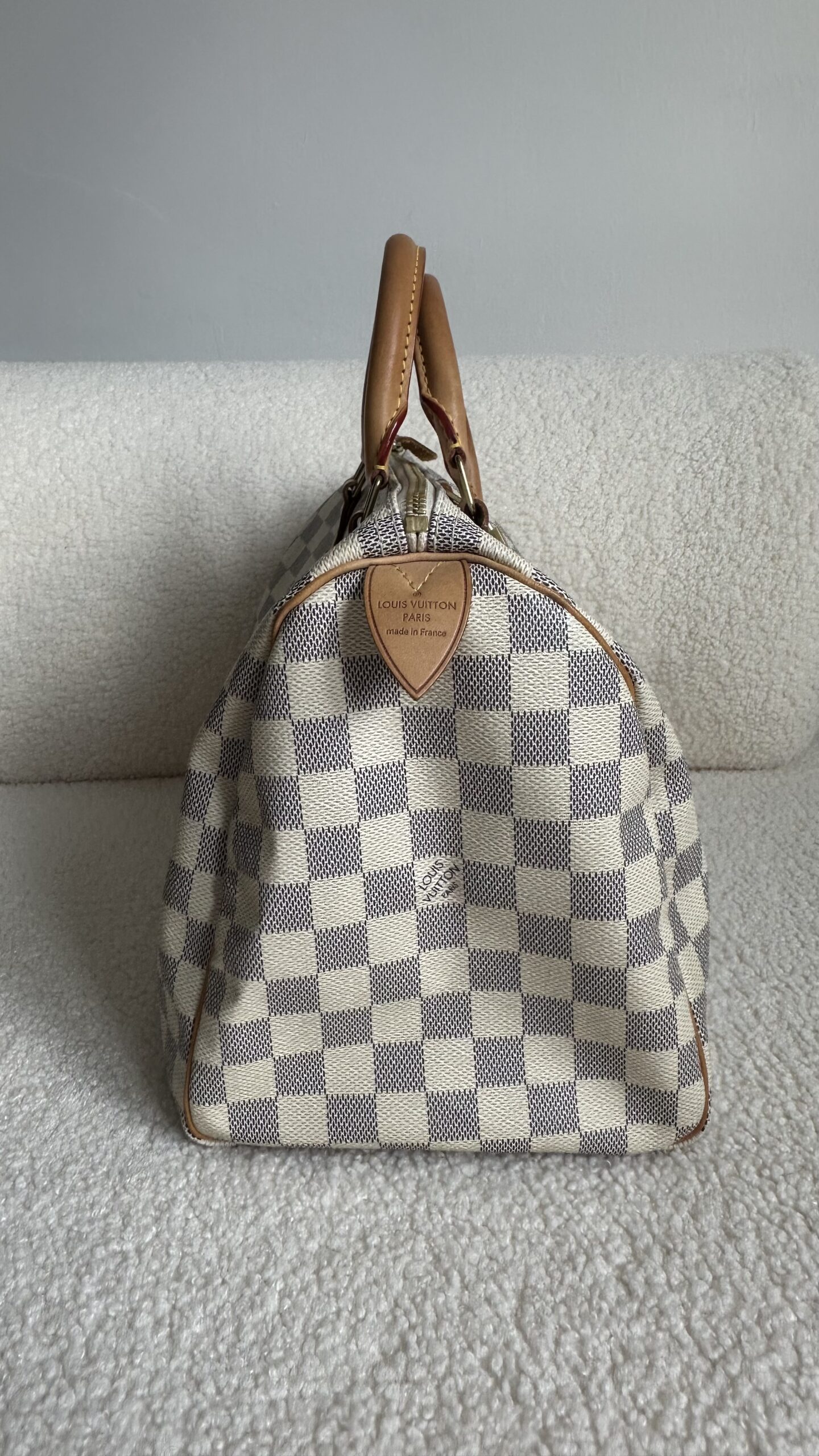 Louis Vuitton speedy 30 damier azur Kuferek - obrazek 4