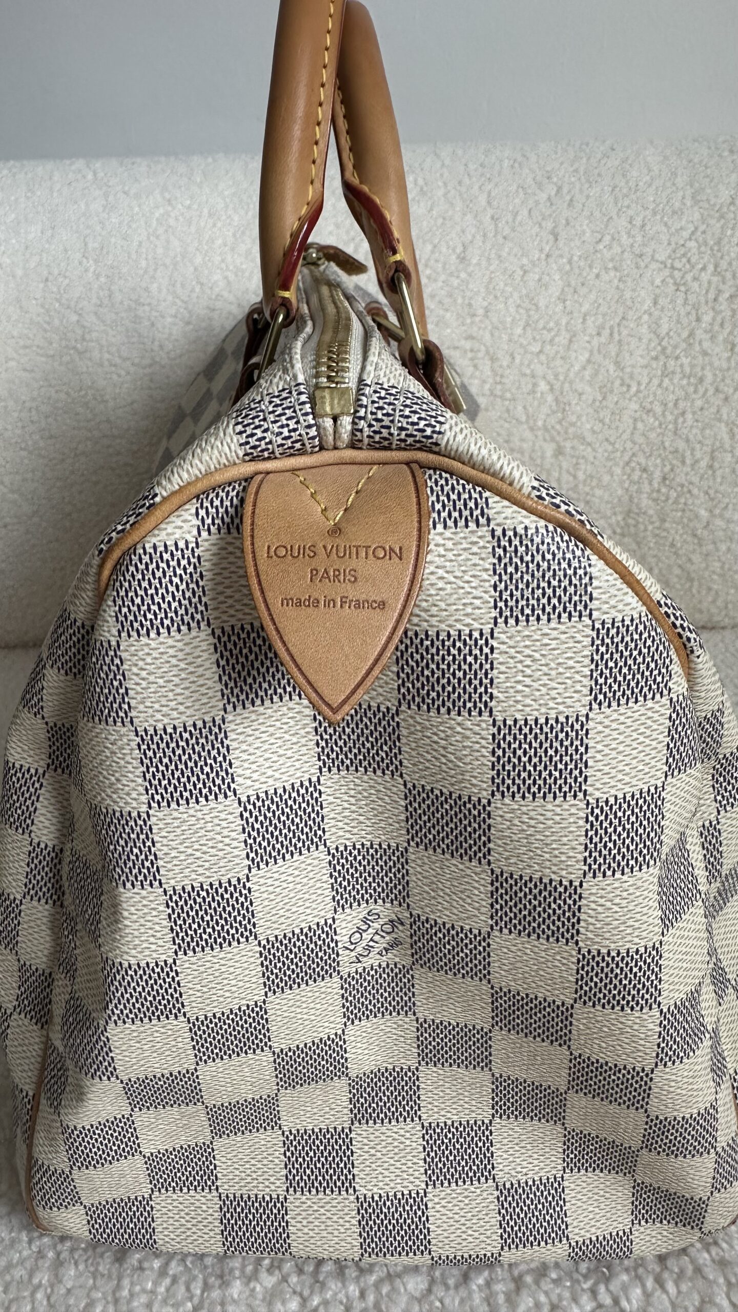 Louis Vuitton speedy 30 damier azur Kuferek - obrazek 5