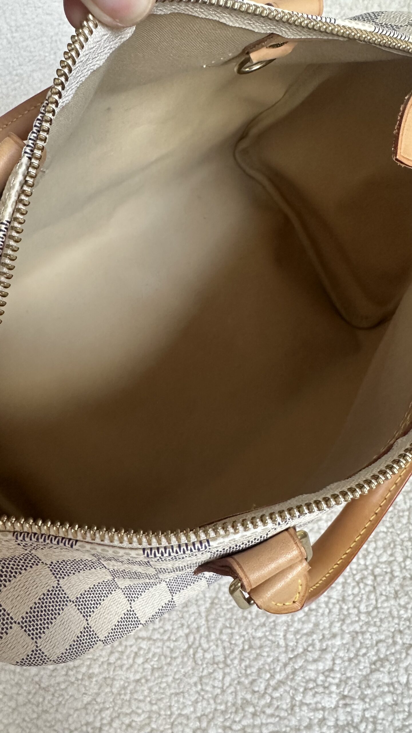 Louis Vuitton speedy 30 damier azur Kuferek - obrazek 7