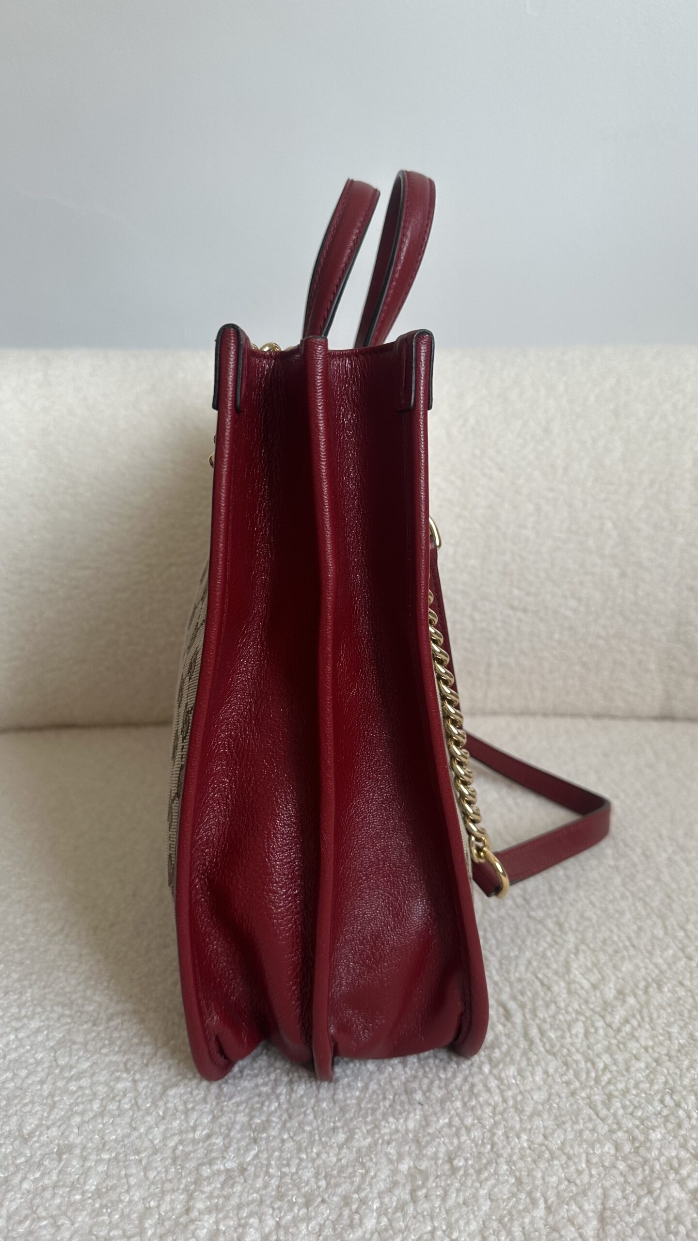 Gucci Horsebit canvas torebka na ramię i do ręki - obrazek 4