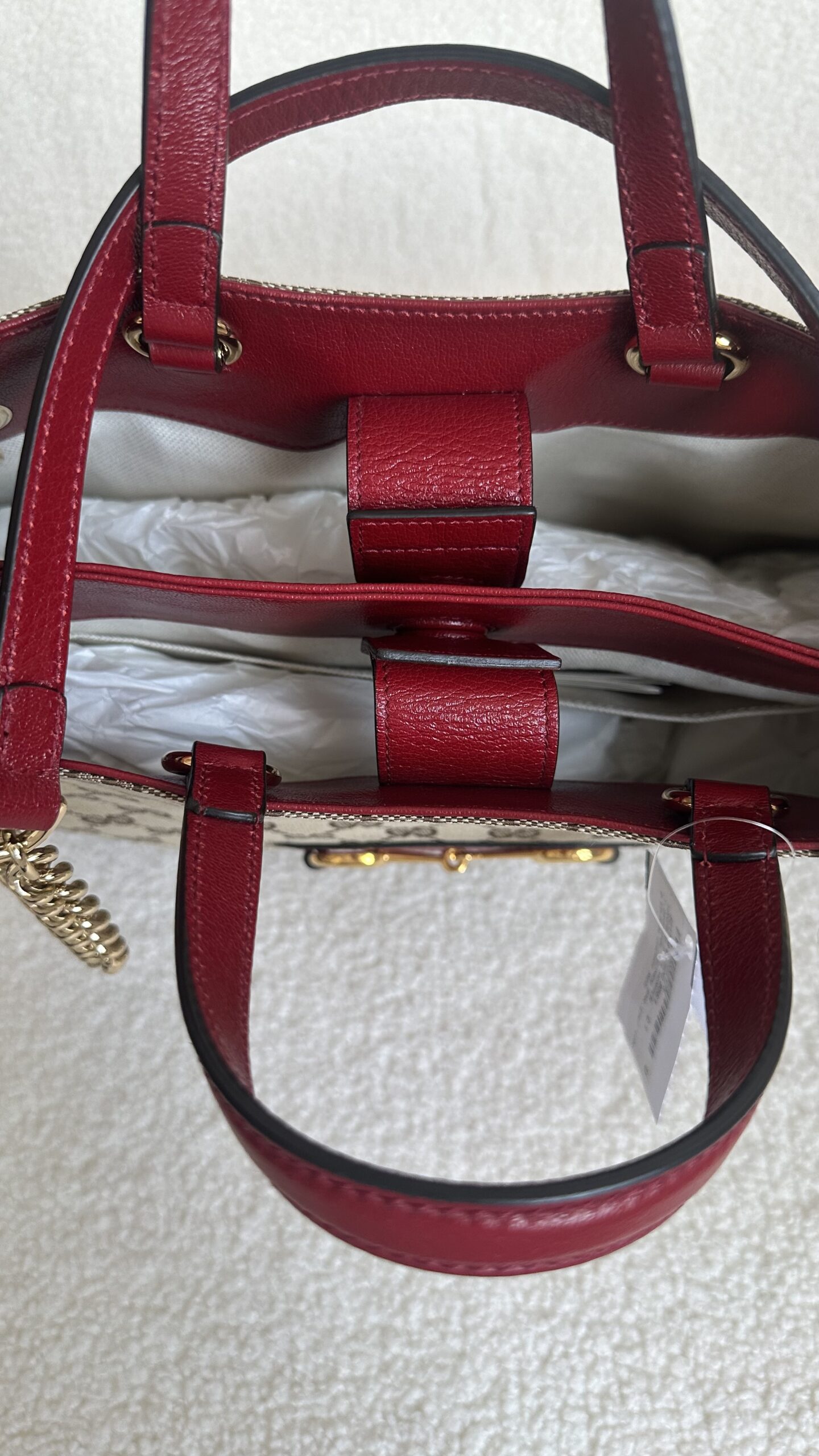 Gucci Horsebit canvas torebka na ramię i do ręki - obrazek 7