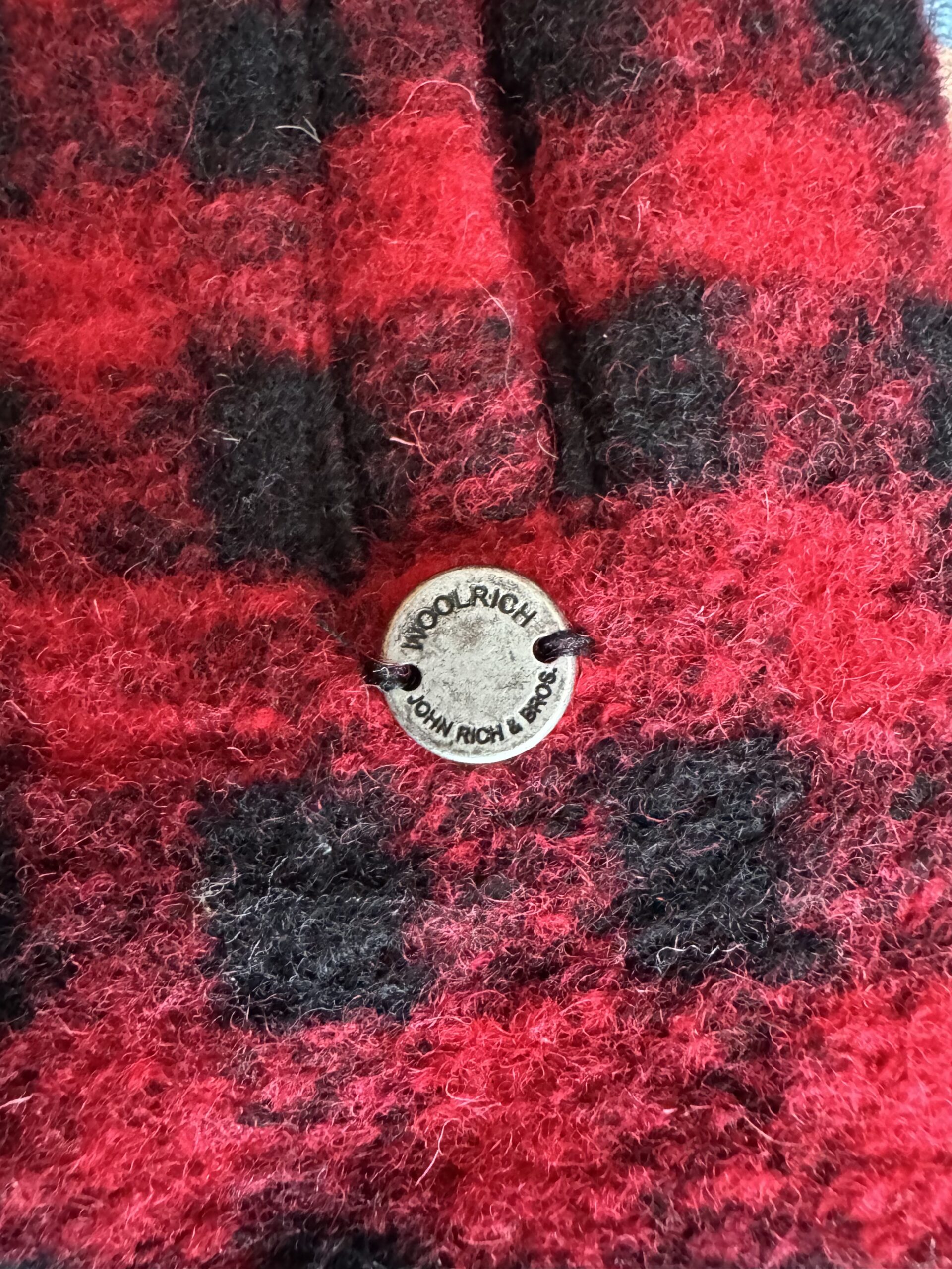 WOOLRICH kurtka marynarka z wełny merino w kratę - obrazek 8