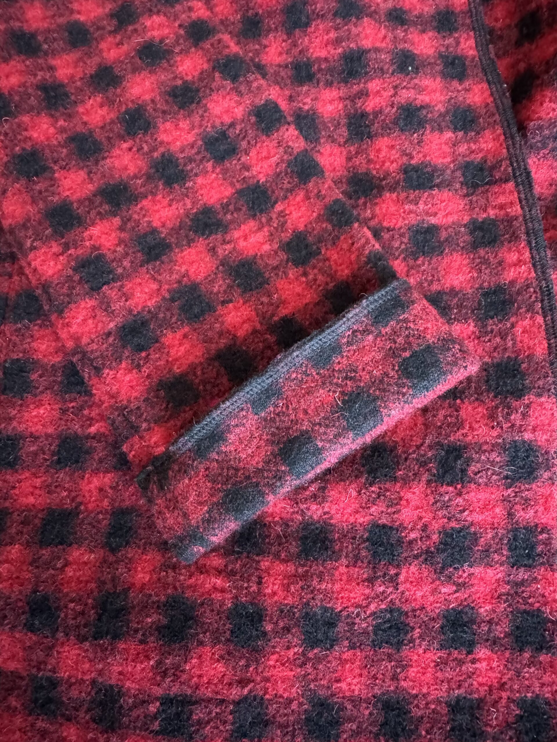 WOOLRICH kurtka marynarka z wełny merino w kratę - obrazek 9