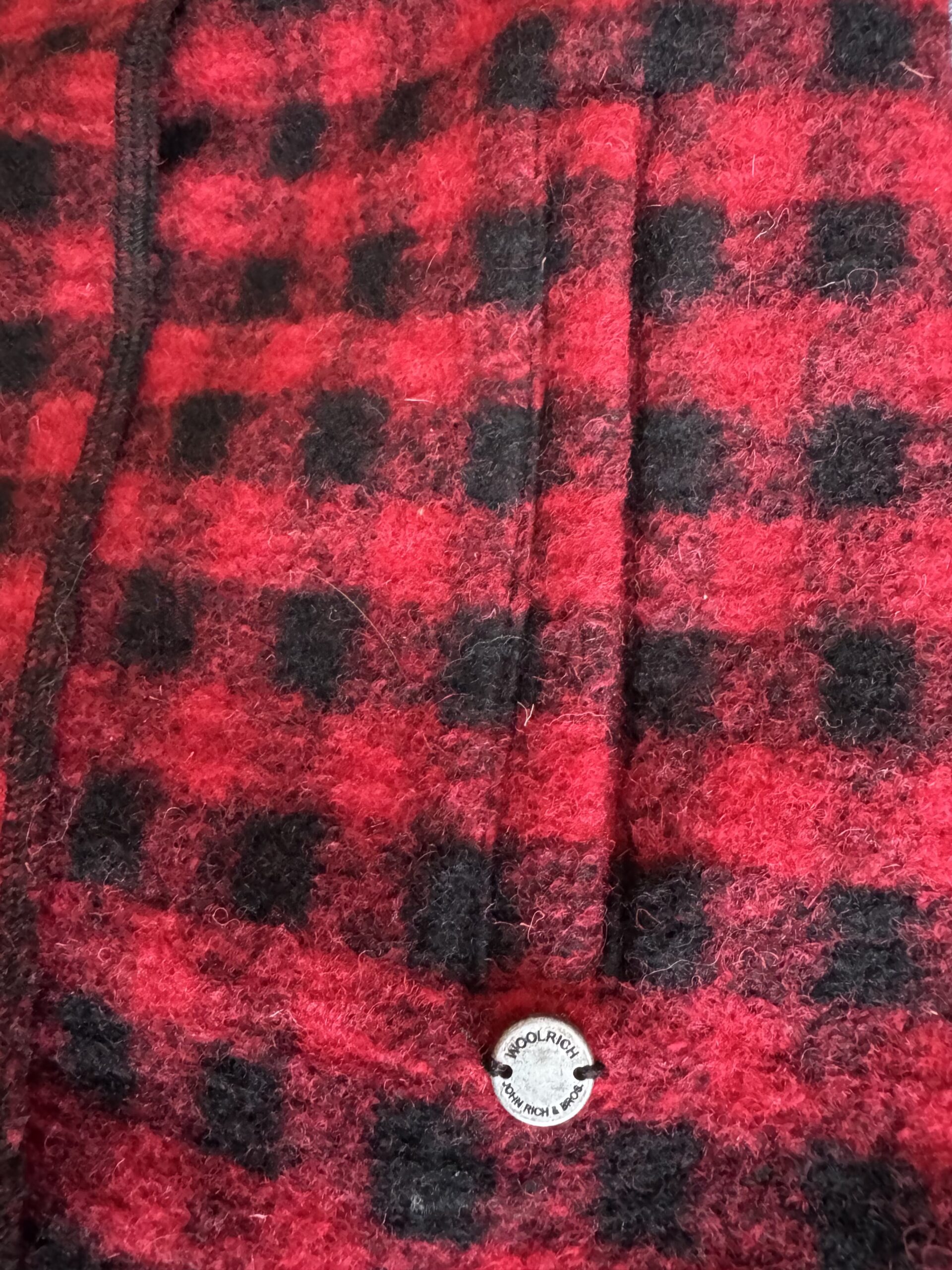 WOOLRICH kurtka marynarka z wełny merino w kratę - obrazek 10