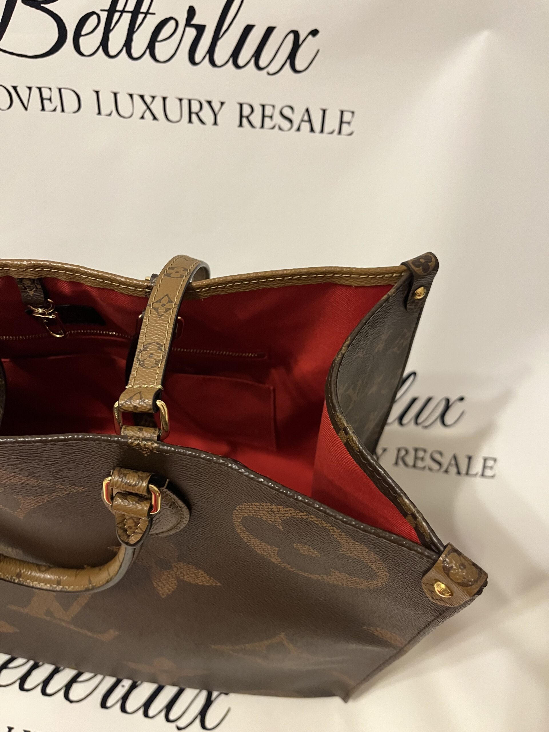 Louis Vuitton Onthego GM monogram lv - obrazek 8