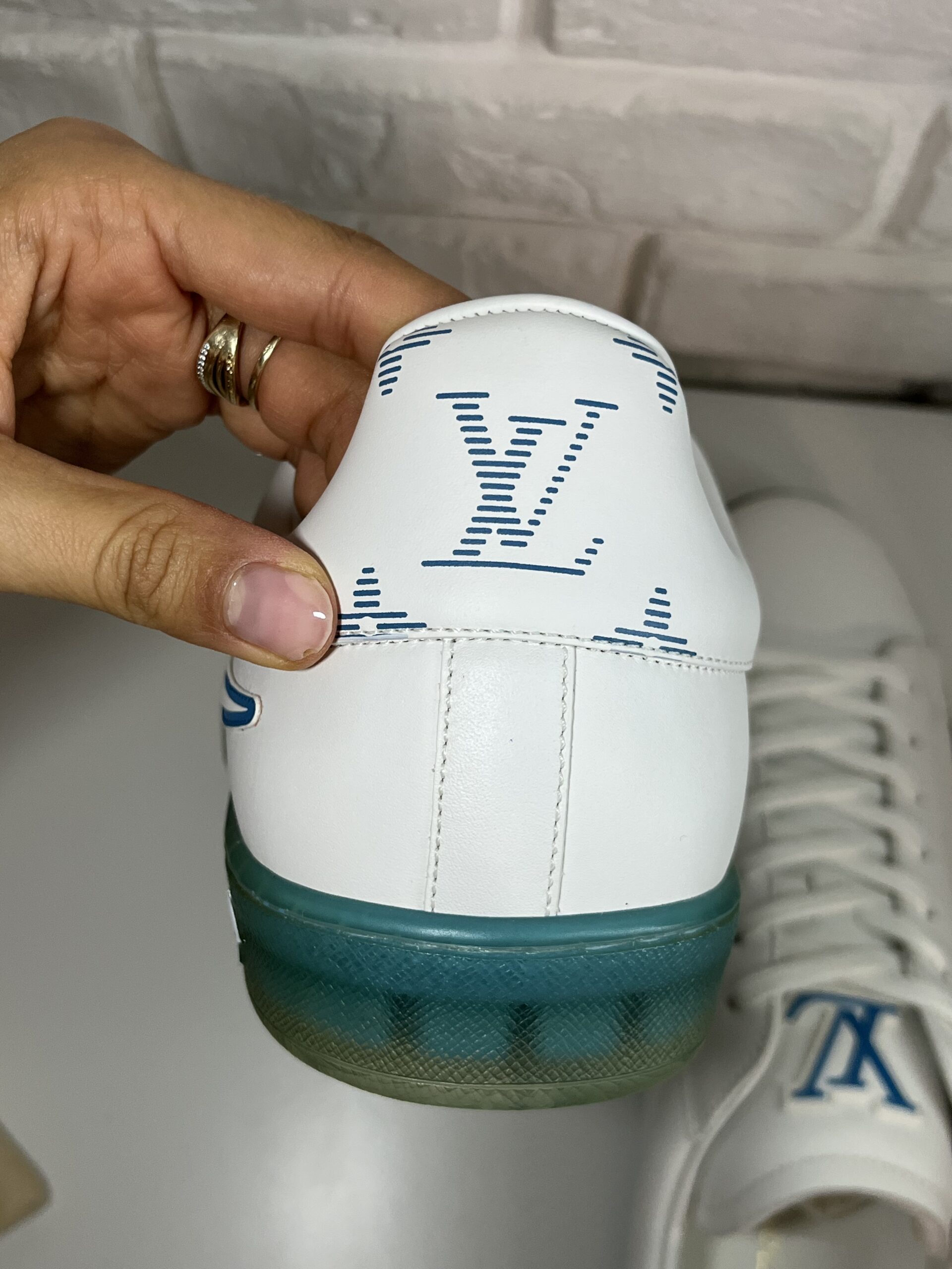 Louis Vuitton buty luxembourgh lv monogram męskie 9 43 44 - obrazek 6