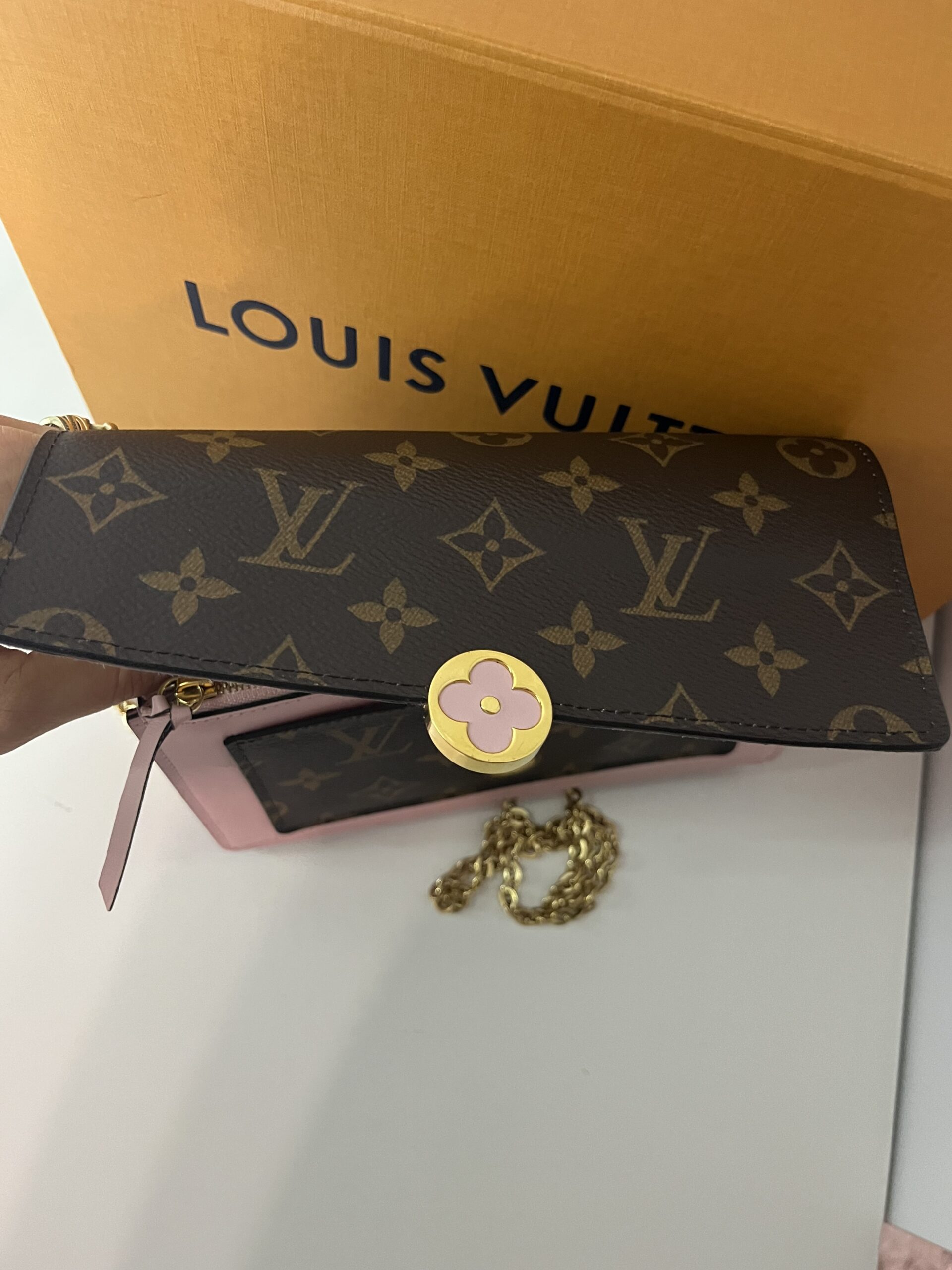 Louis Vuitton Flore Chain monogram lv różowa - obrazek 8