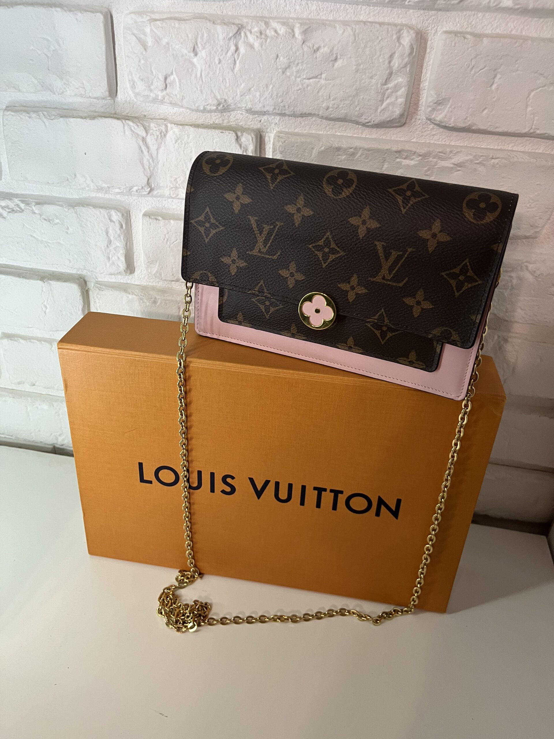 Louis Vuitton Flore Chain monogram lv różowa - obrazek 2