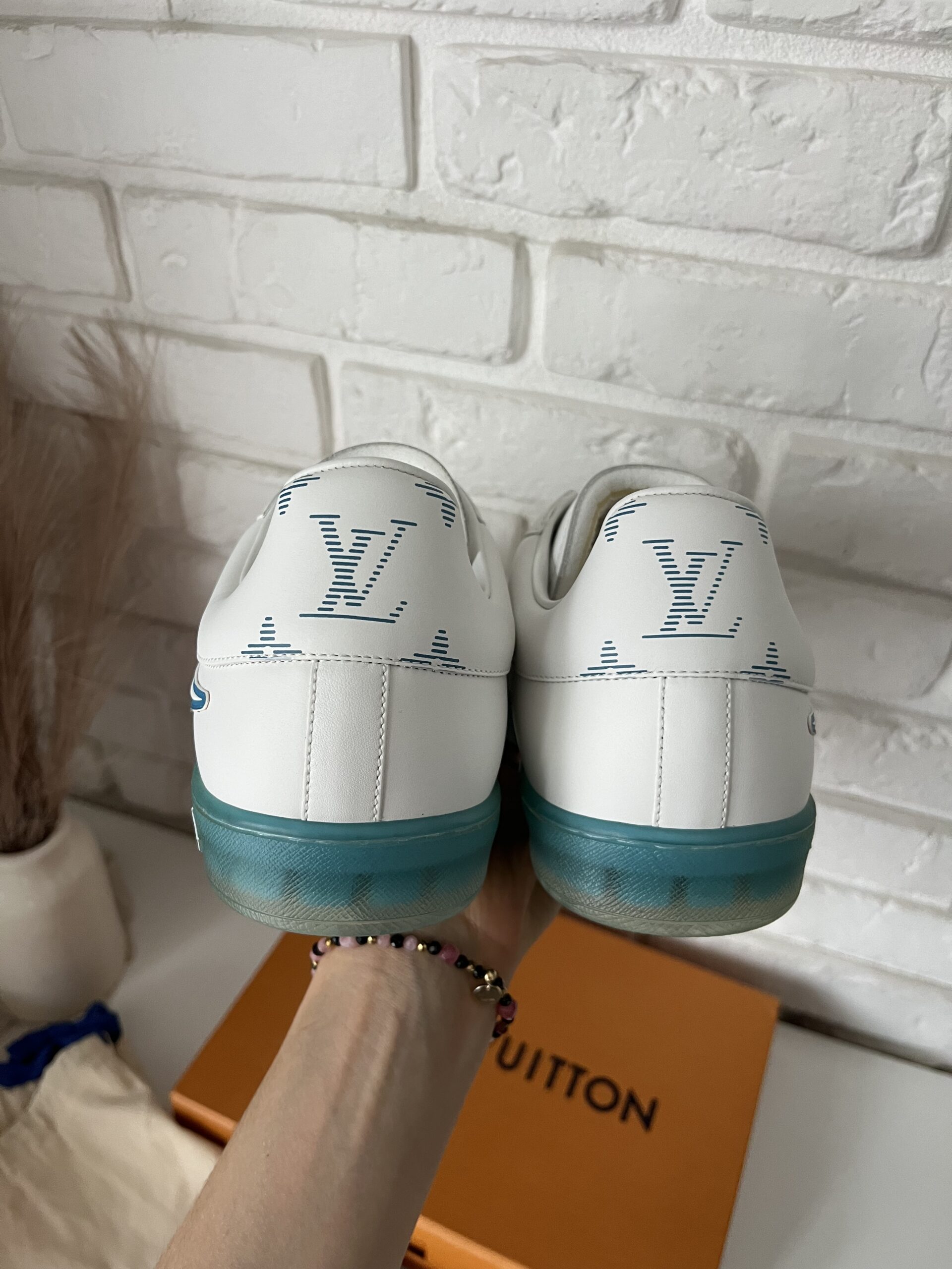 Louis Vuitton buty luxembourgh lv monogram męskie 9 43 44 - obrazek 4