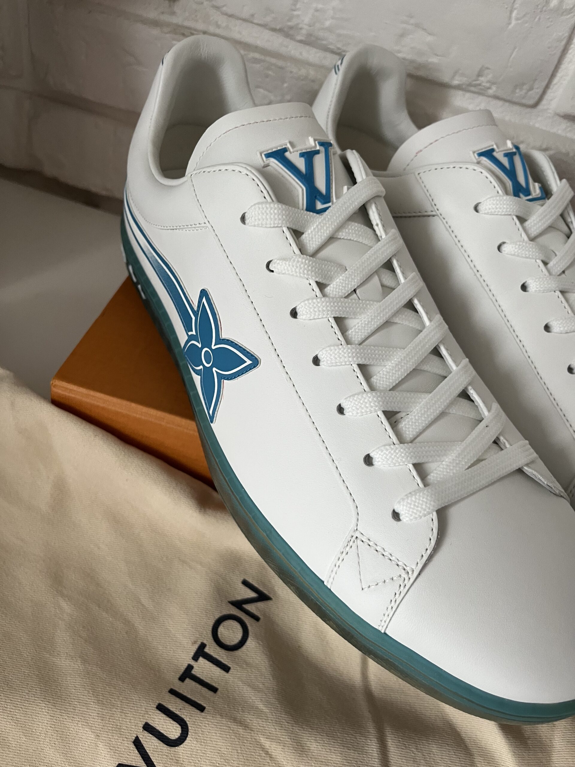 Louis Vuitton buty luxembourgh lv monogram męskie 9 43 44 - obrazek 3