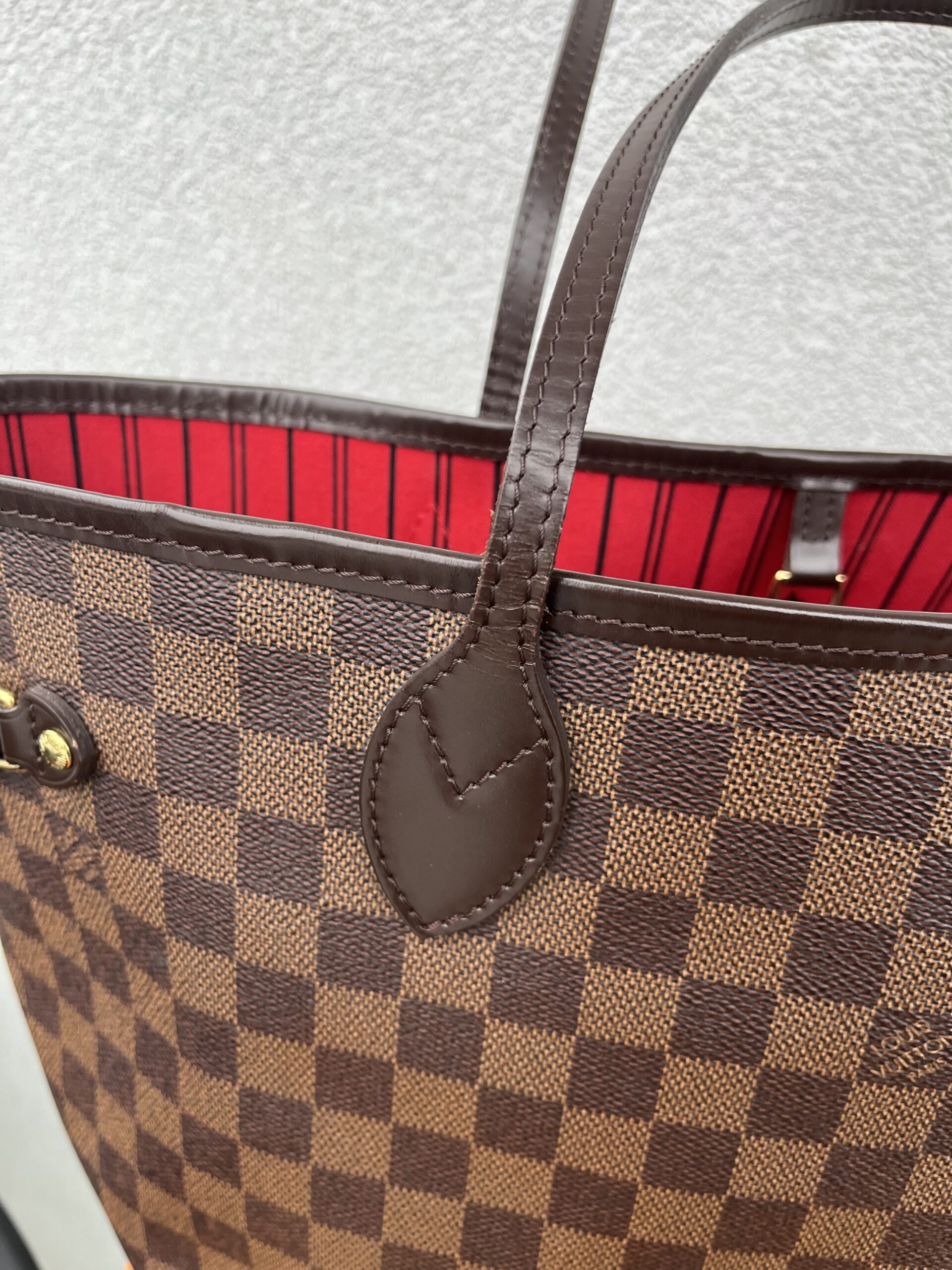 Louis Vuitton Neverfull mm damier ebene Lv monogram - obrazek 3