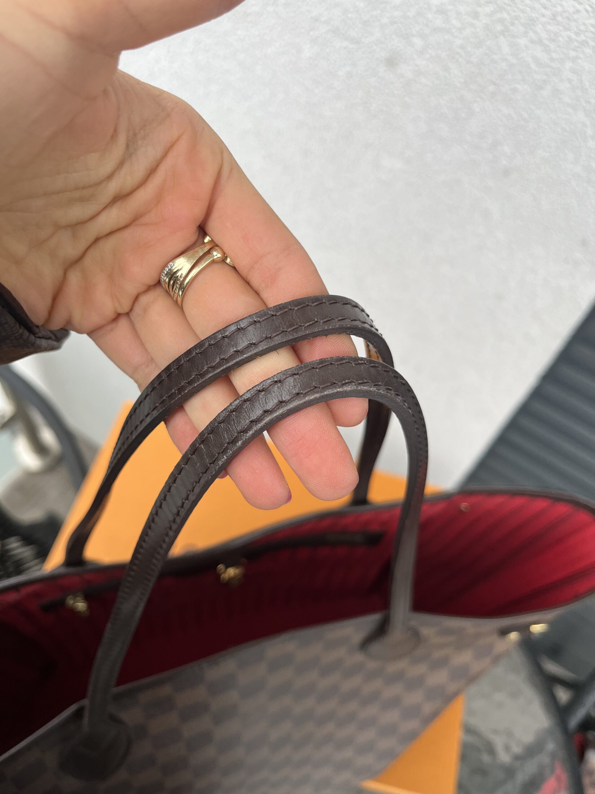 Louis Vuitton Neverfull mm damier ebene Lv monogram - obrazek 10