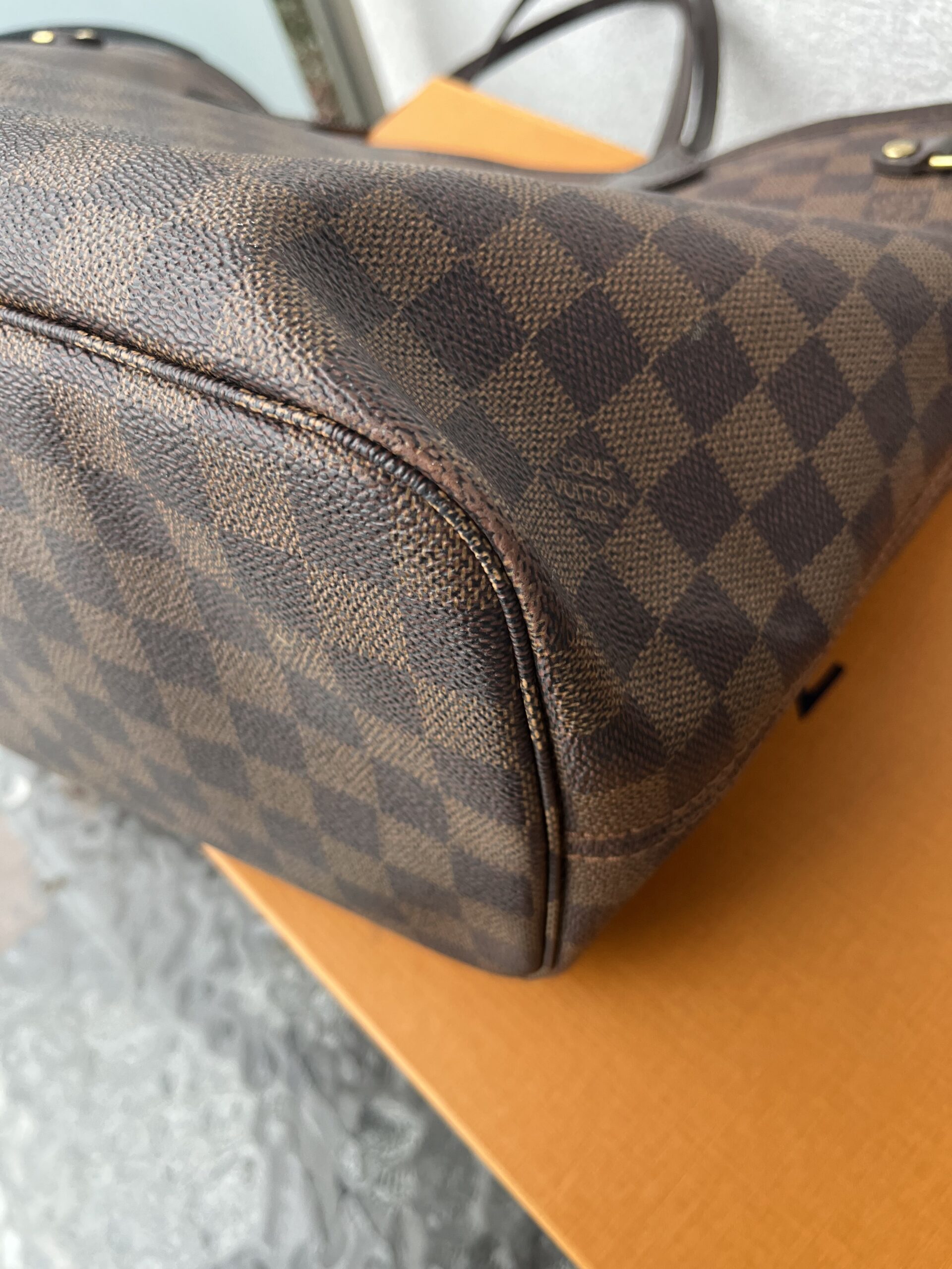 Louis Vuitton Neverfull mm damier ebene Lv monogram - obrazek 13