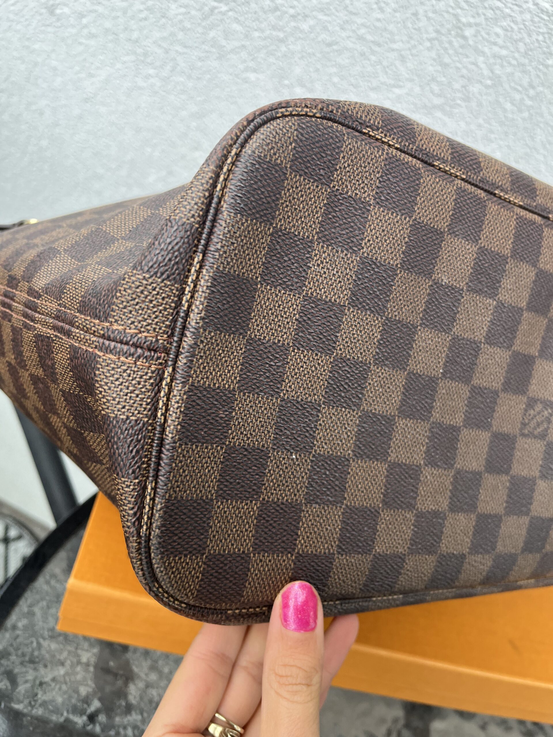Louis Vuitton Neverfull mm damier ebene Lv monogram - obrazek 14