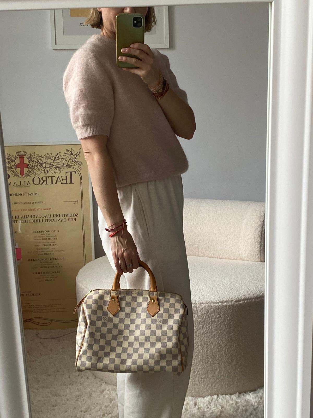 Louis Vuitton speedy 30 damier azur Kuferek - obrazek 10