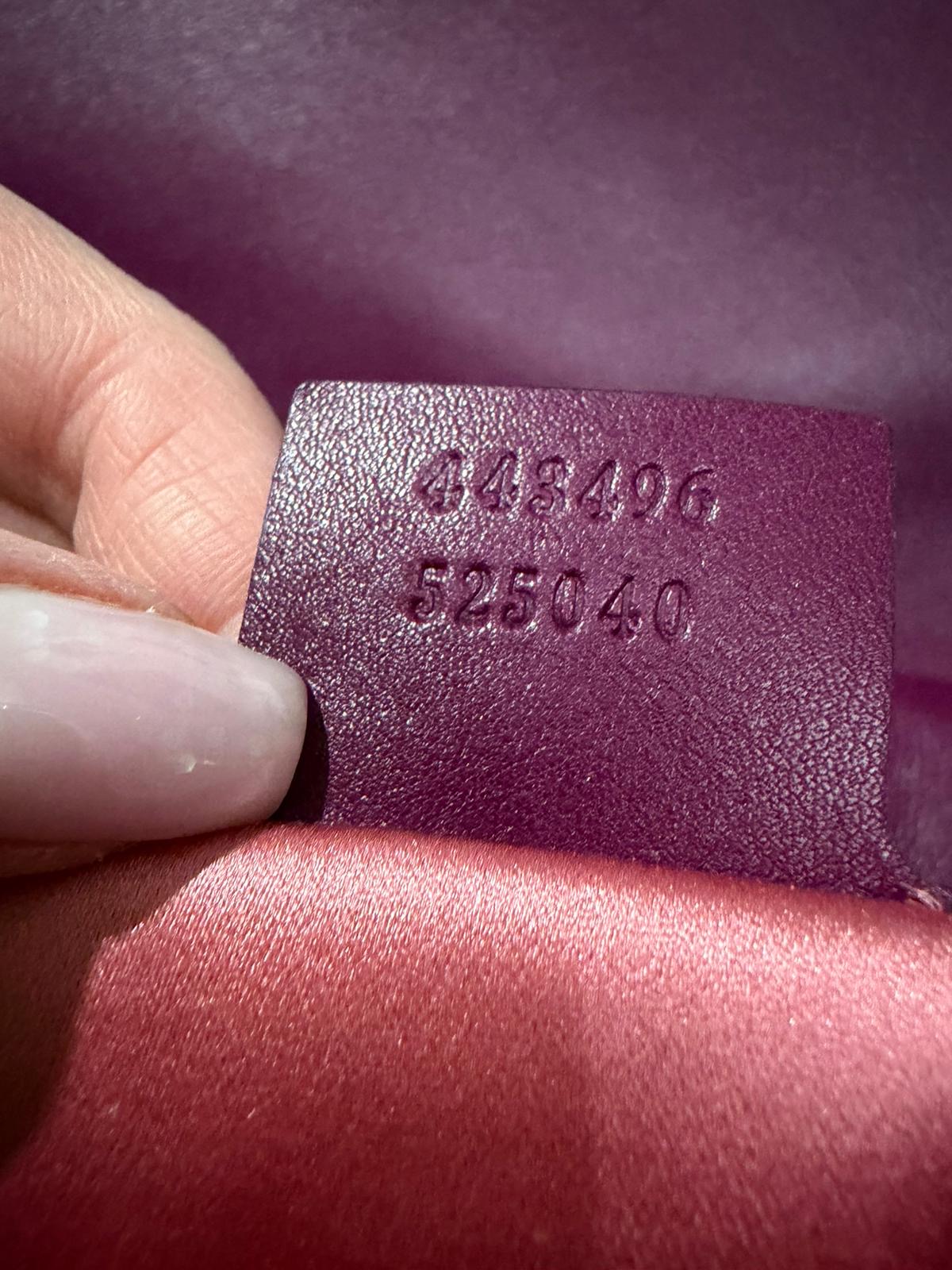 Gucci Velvet marmont fuksja torebka - obrazek 5