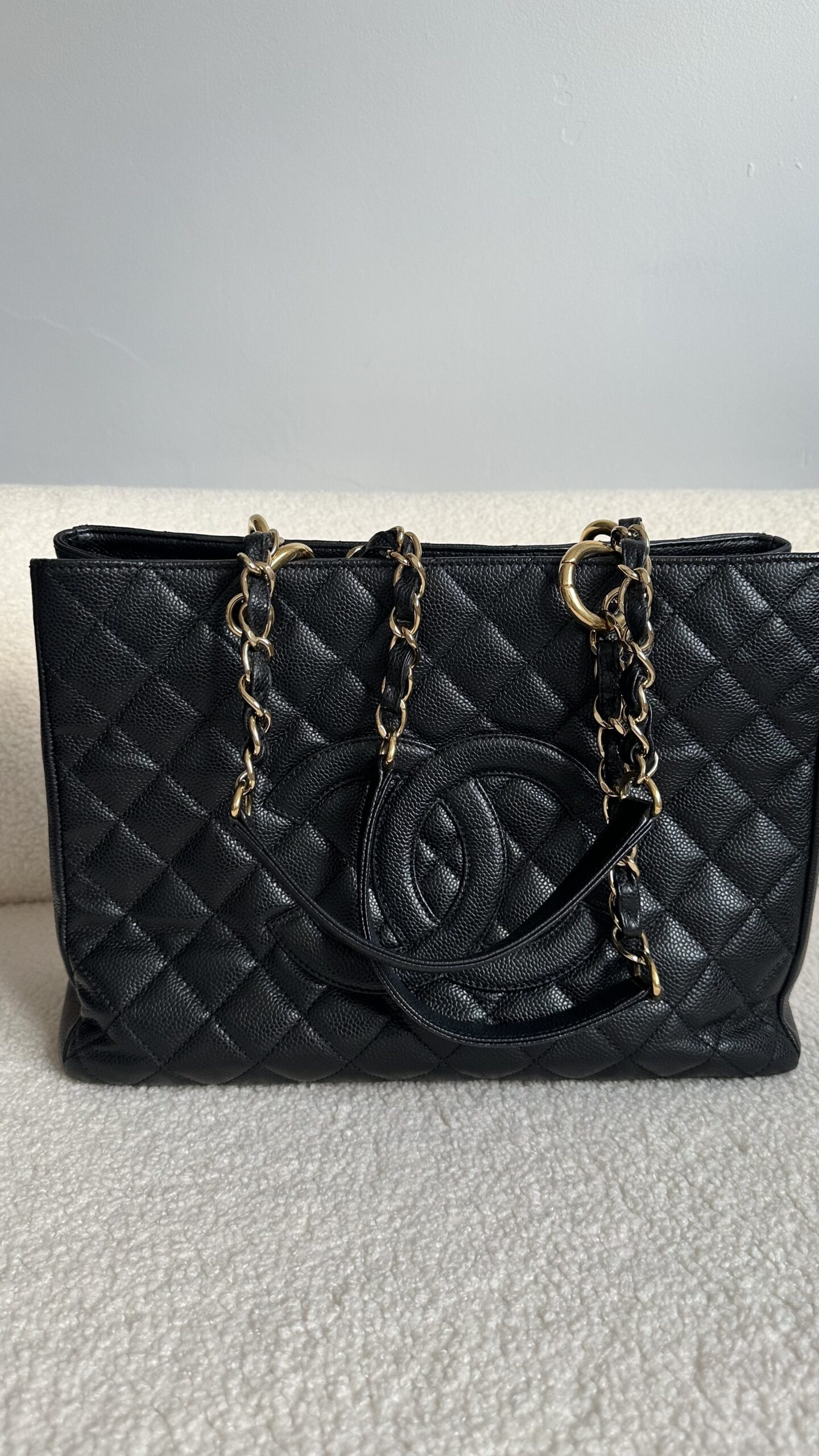 Chanel Grand shopping caviar torebka vintage - obrazek 2