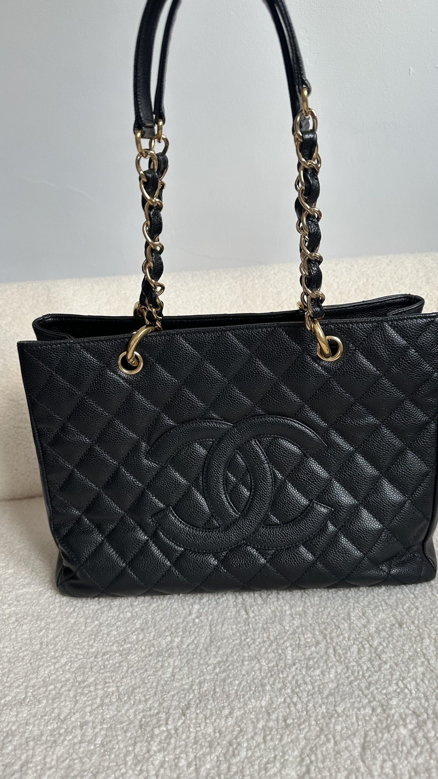 Chanel Grand shopping caviar torebka vintage - obrazek 3