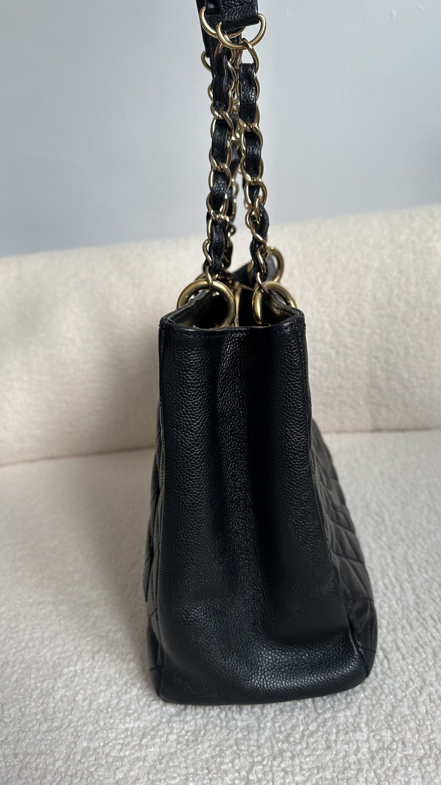 Chanel Grand shopping caviar torebka vintage - obrazek 5