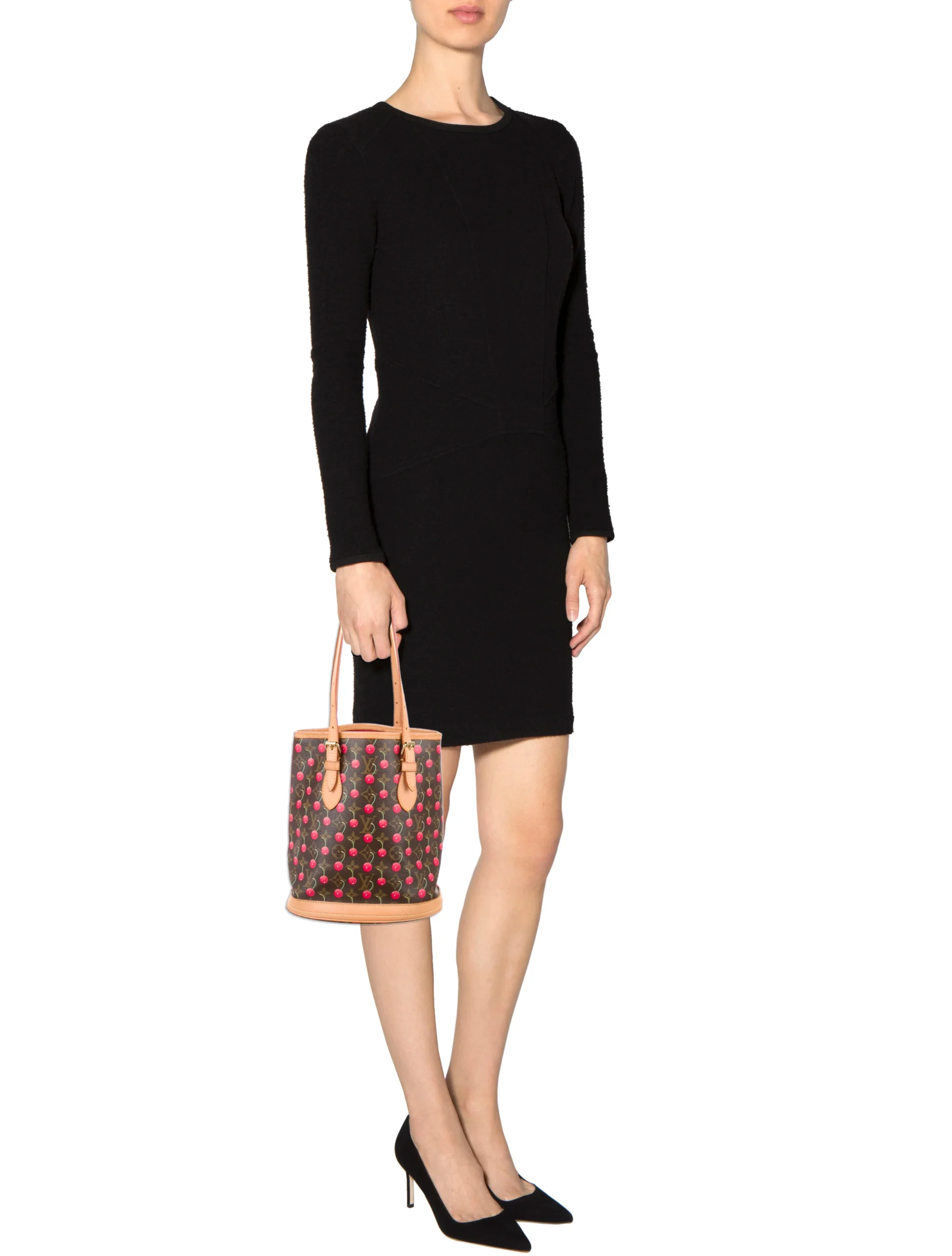 Louis Vuitton Petit Bucket Monogram Cherry Cerises, Murakami - obrazek 12