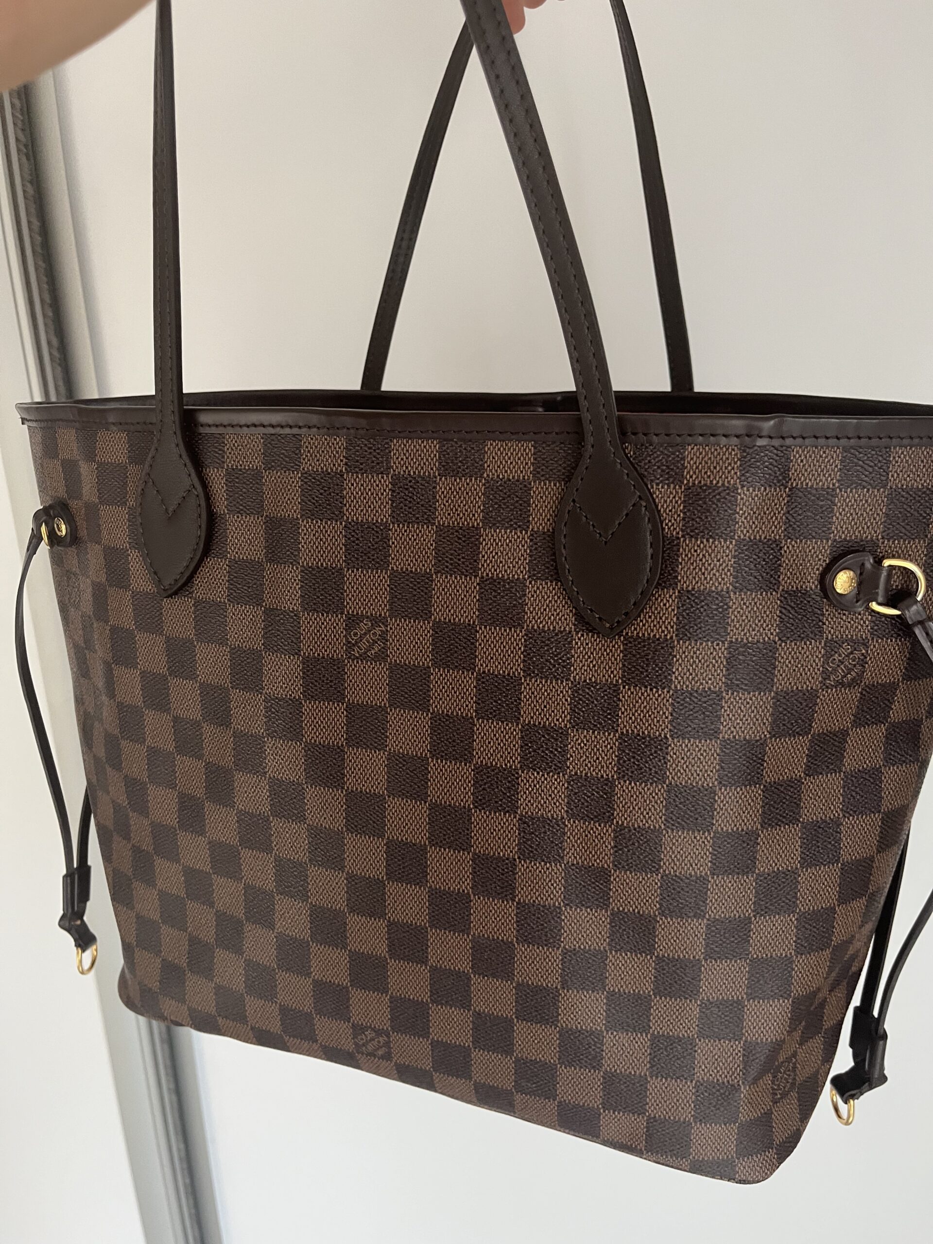 Neverfull MM louis vuitton damier ebene lv - obrazek 3