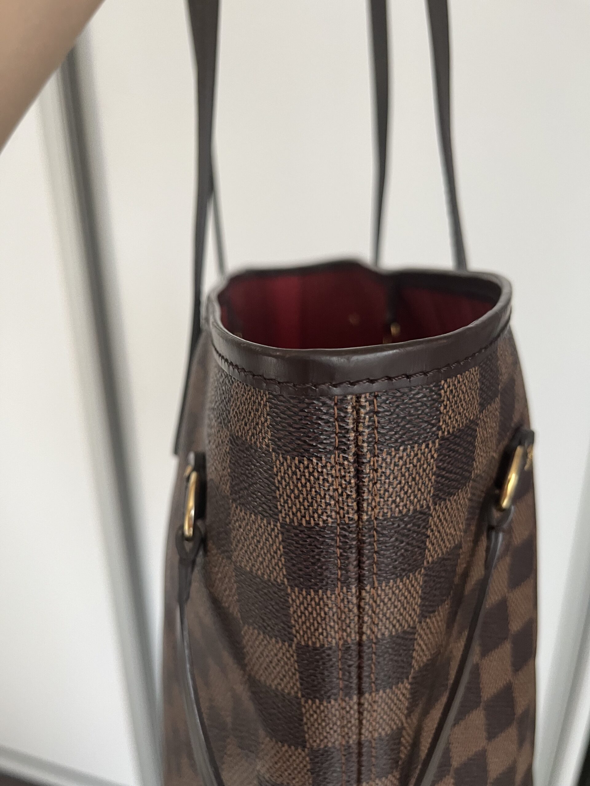 Neverfull MM louis vuitton damier ebene lv - obrazek 5