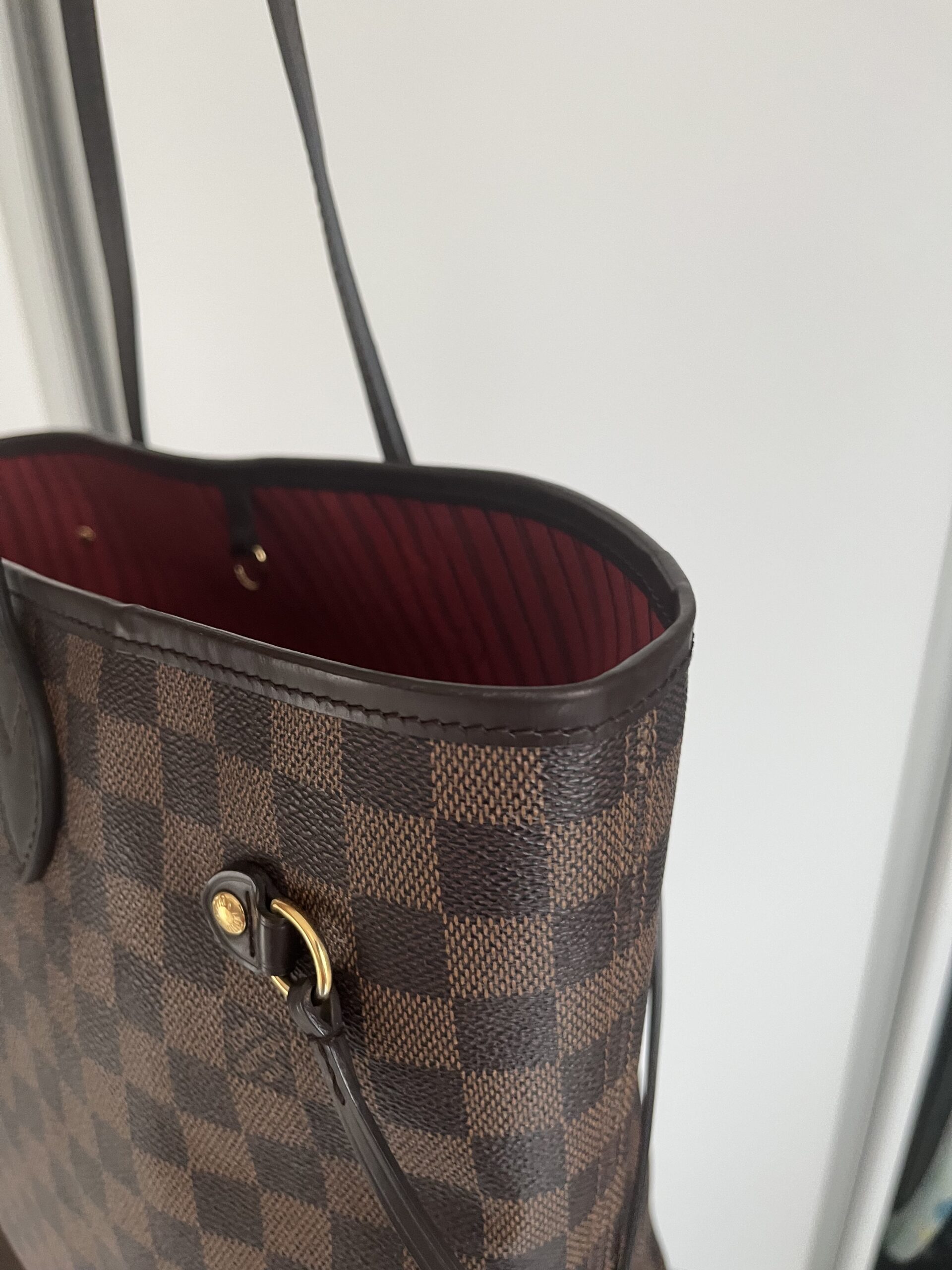 Neverfull MM louis vuitton damier ebene lv - obrazek 6