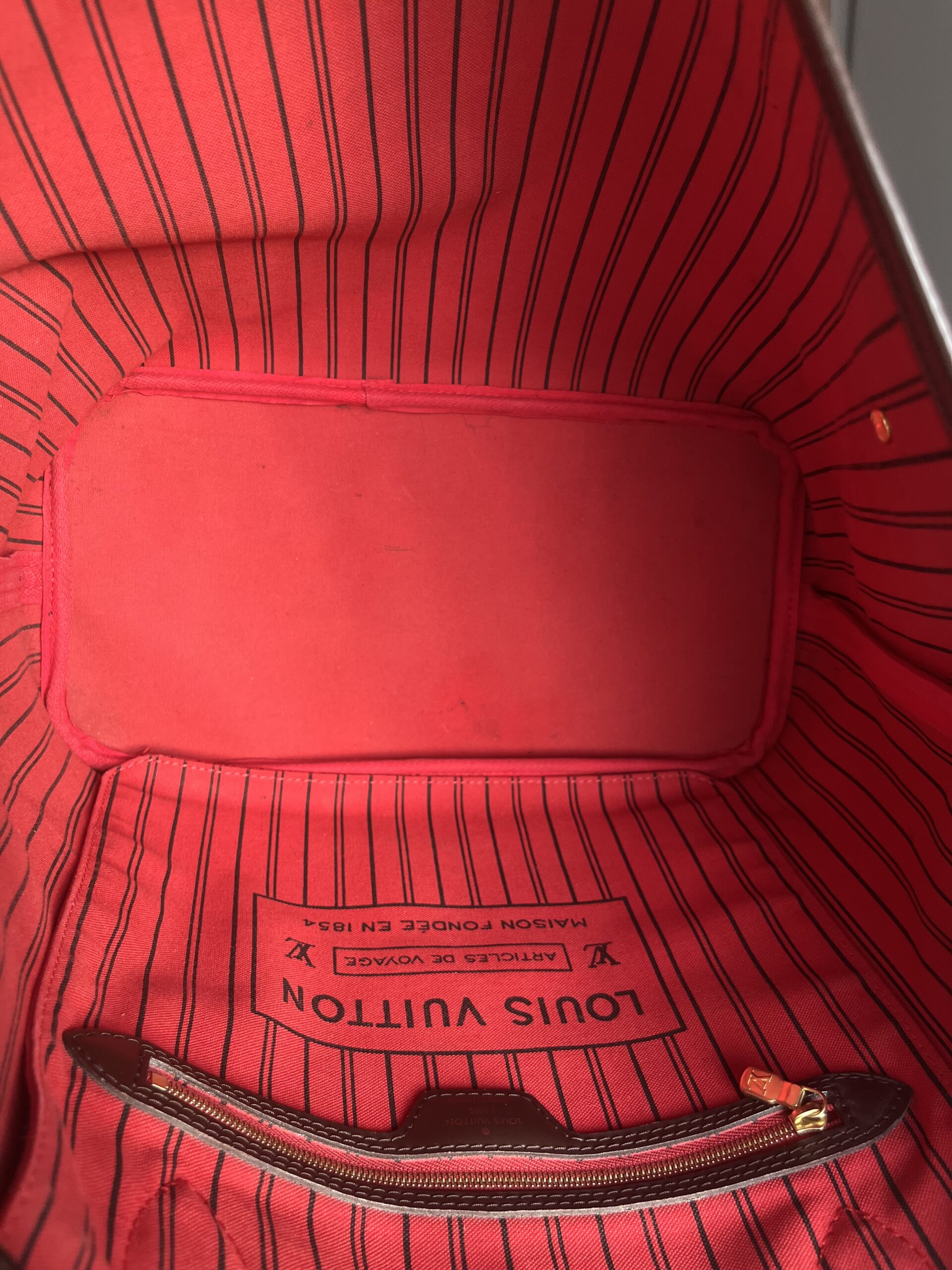 Neverfull MM louis vuitton damier ebene lv - obrazek 18