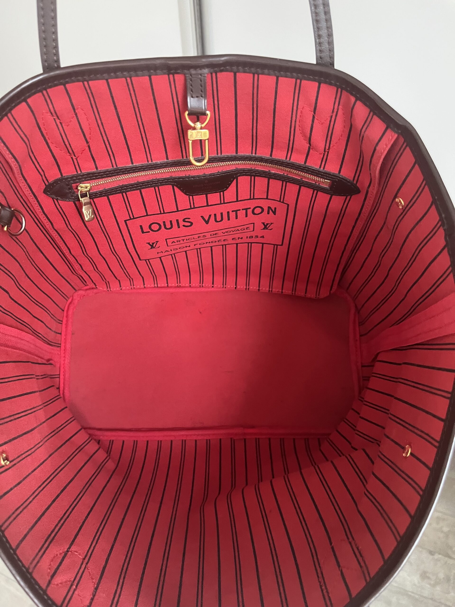 Neverfull MM louis vuitton damier ebene lv - obrazek 22