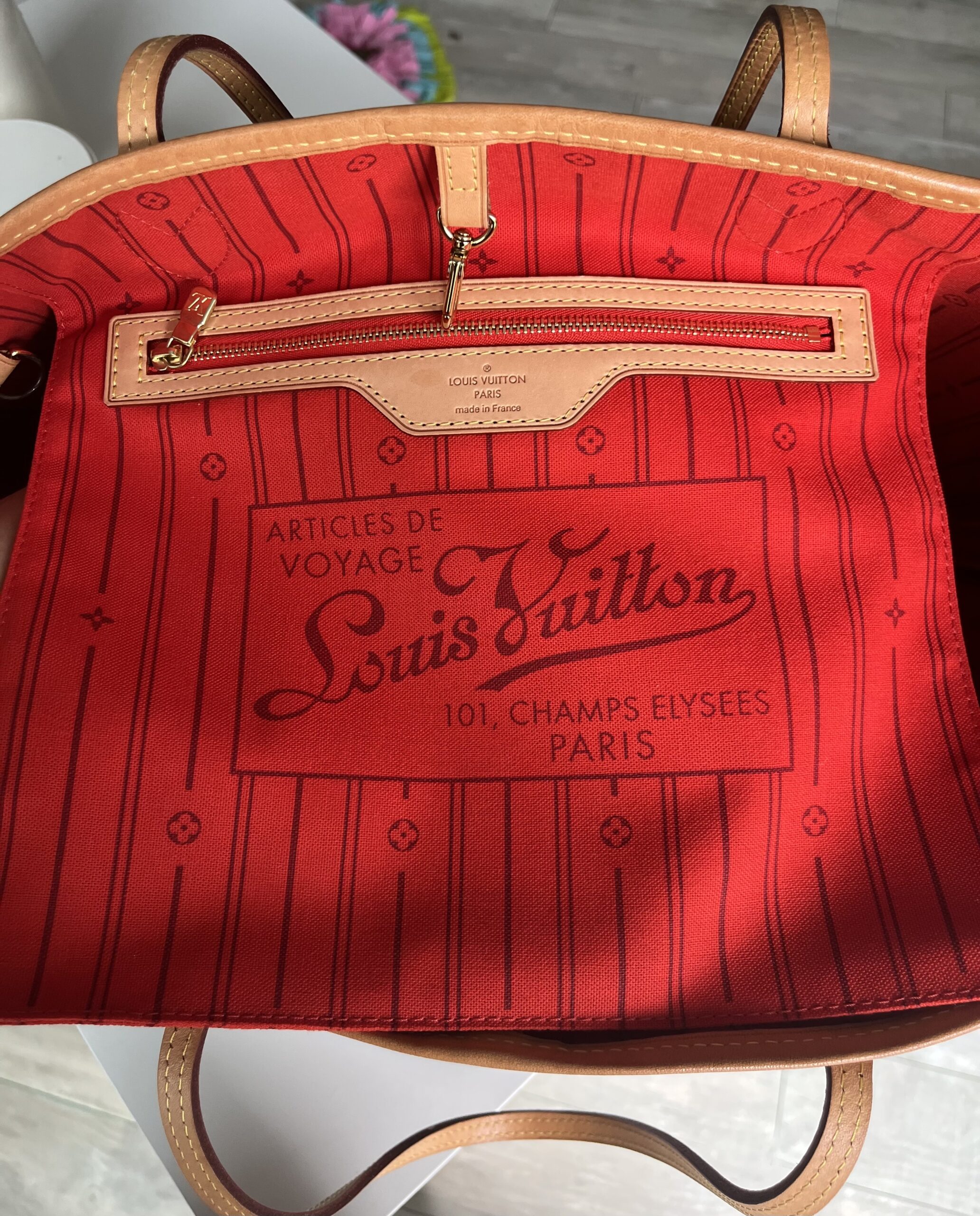 Torebka Louis Vuitton Neverfull Mm 2019 - obrazek 9