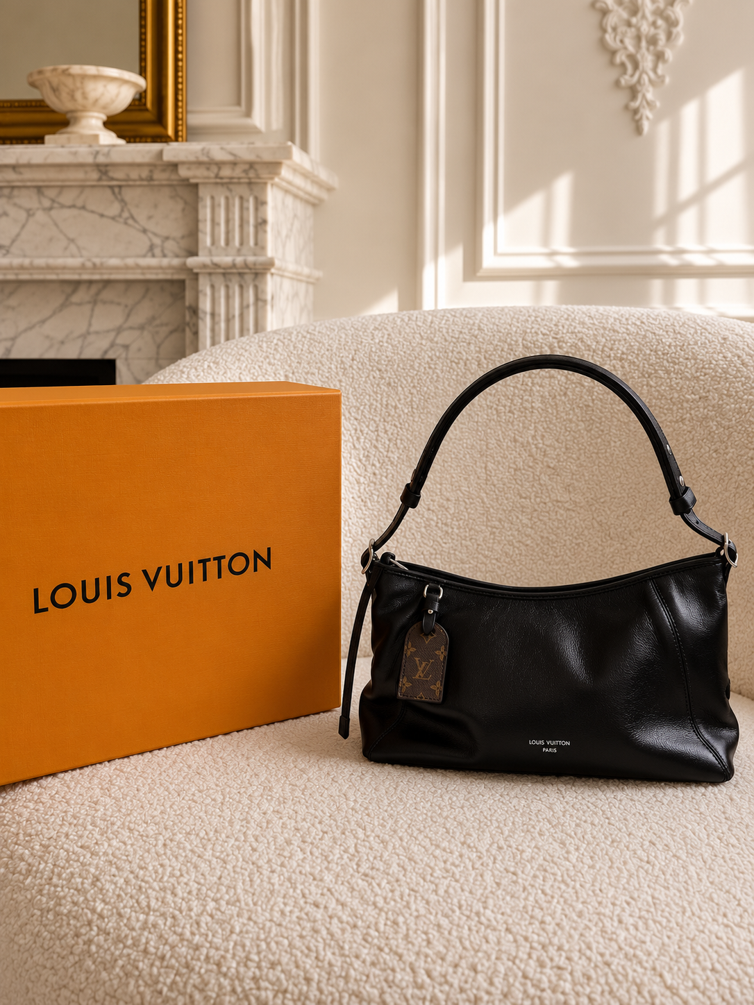 Louis Vuitton Caryall East West czarna torebka
