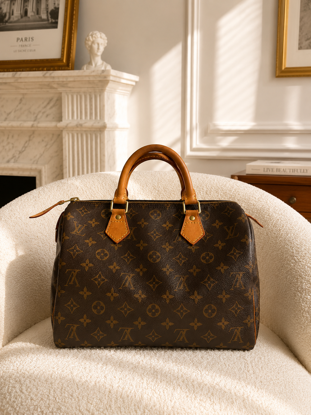 Louis Vuitton speedy 30 kuferek torebka vintage
