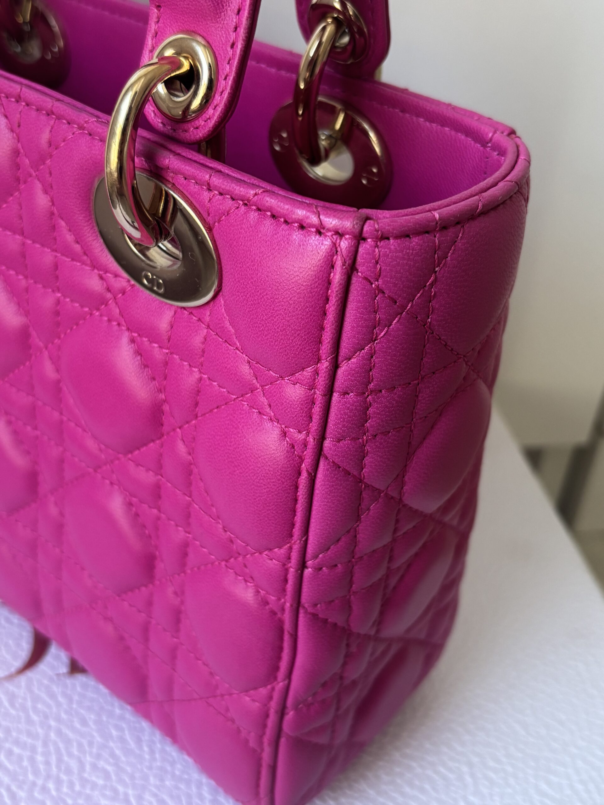 Torebka dior lady dior small szeroki pasek z przypinkami - obrazek 13