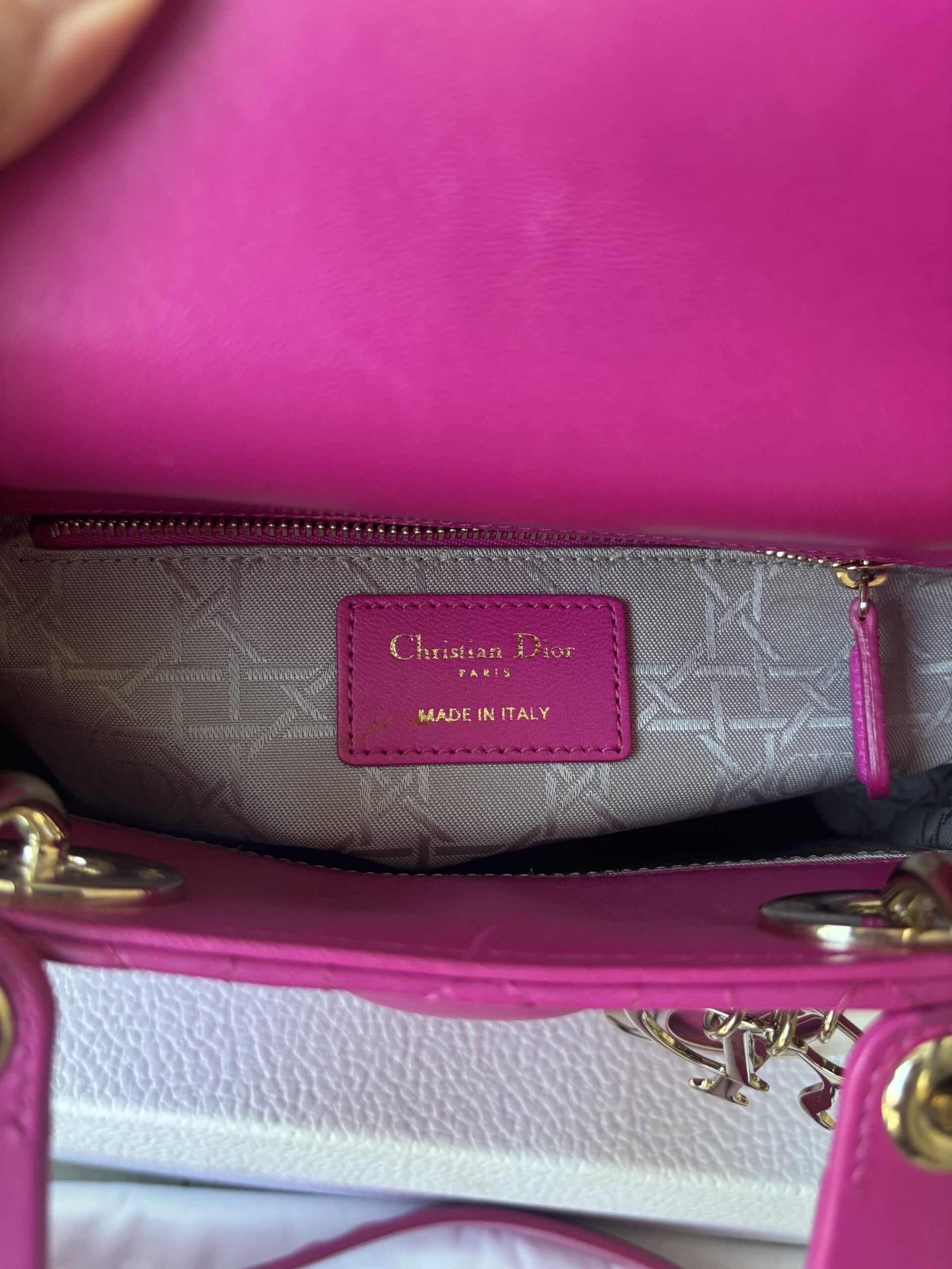 Torebka dior lady dior small szeroki pasek z przypinkami - obrazek 30
