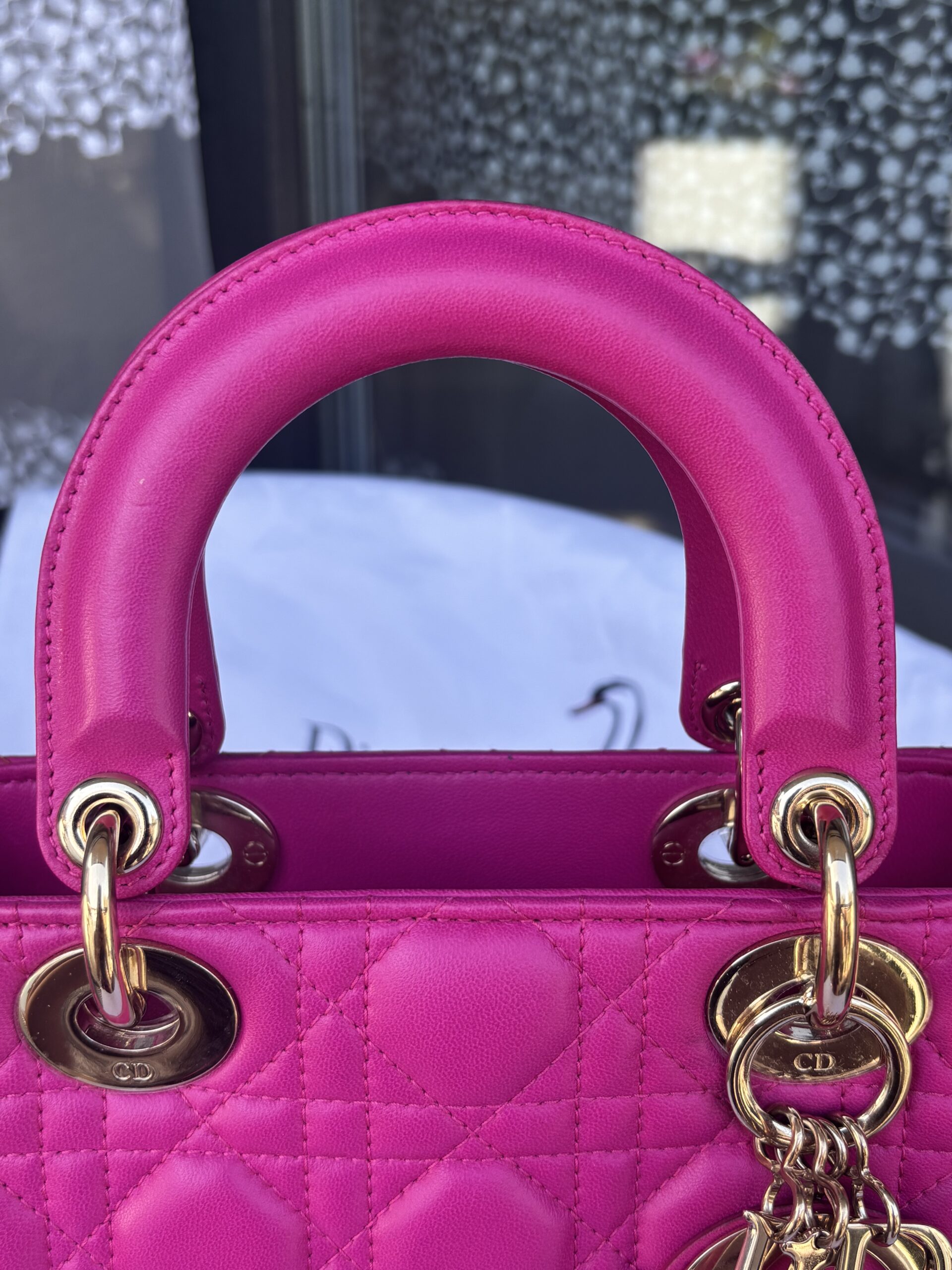 Torebka dior lady dior small szeroki pasek z przypinkami - obrazek 44