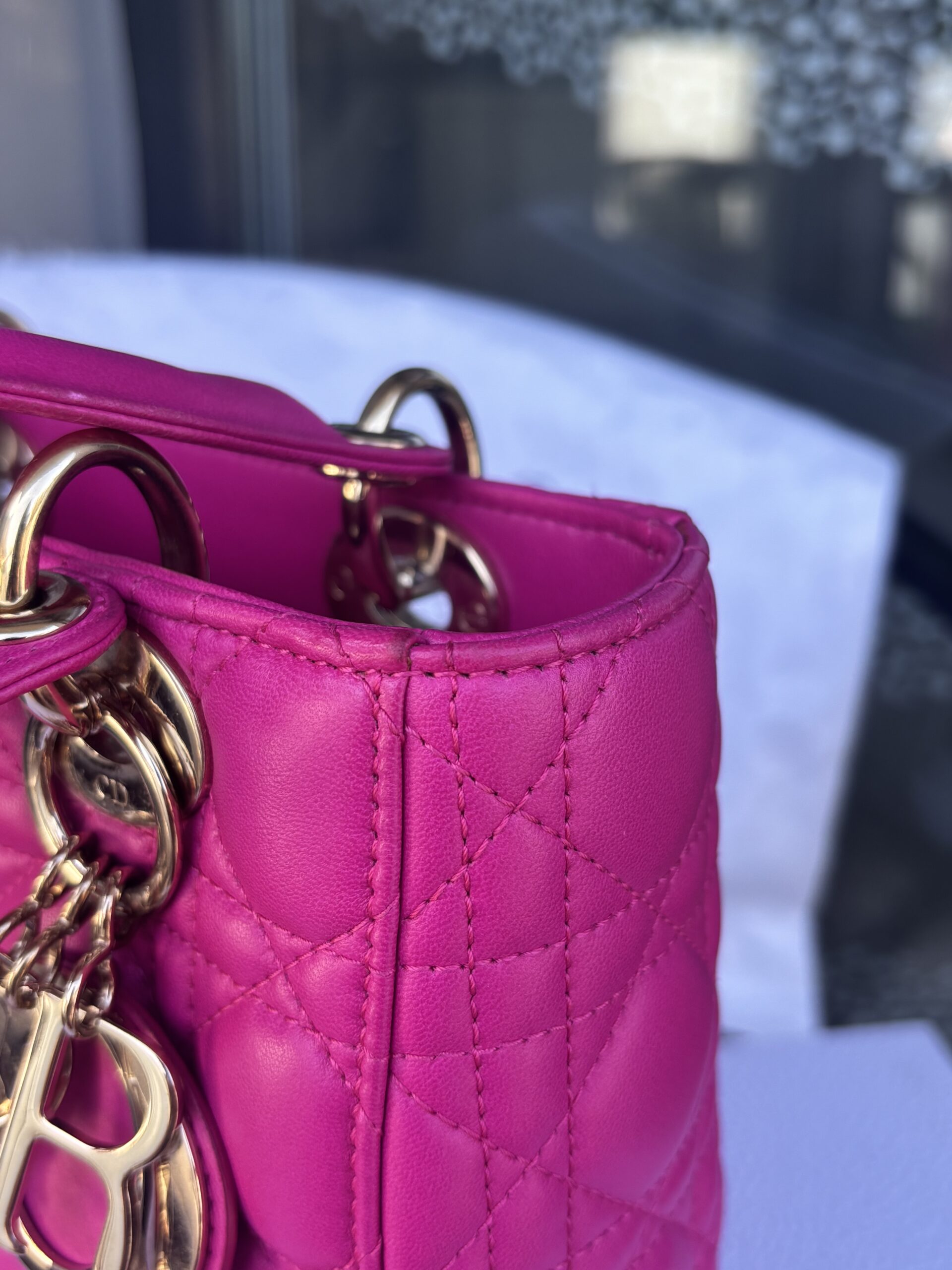 Torebka dior lady dior small szeroki pasek z przypinkami - obrazek 47