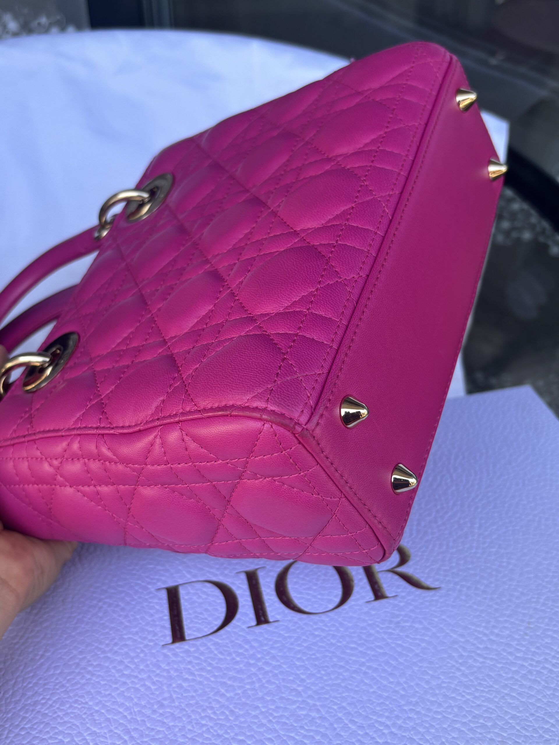 Torebka dior lady dior small szeroki pasek z przypinkami - obrazek 49