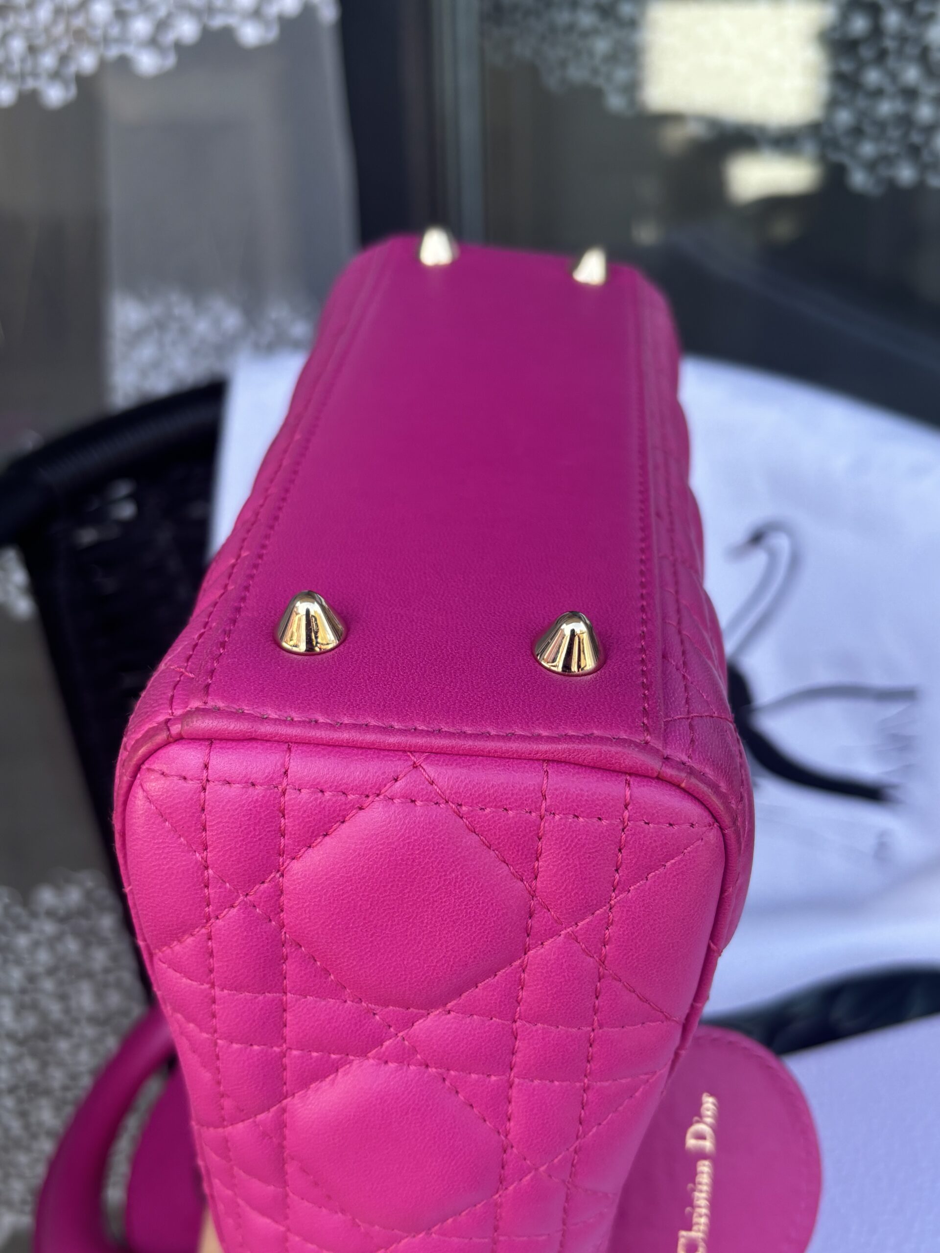 Torebka dior lady dior small szeroki pasek z przypinkami - obrazek 42