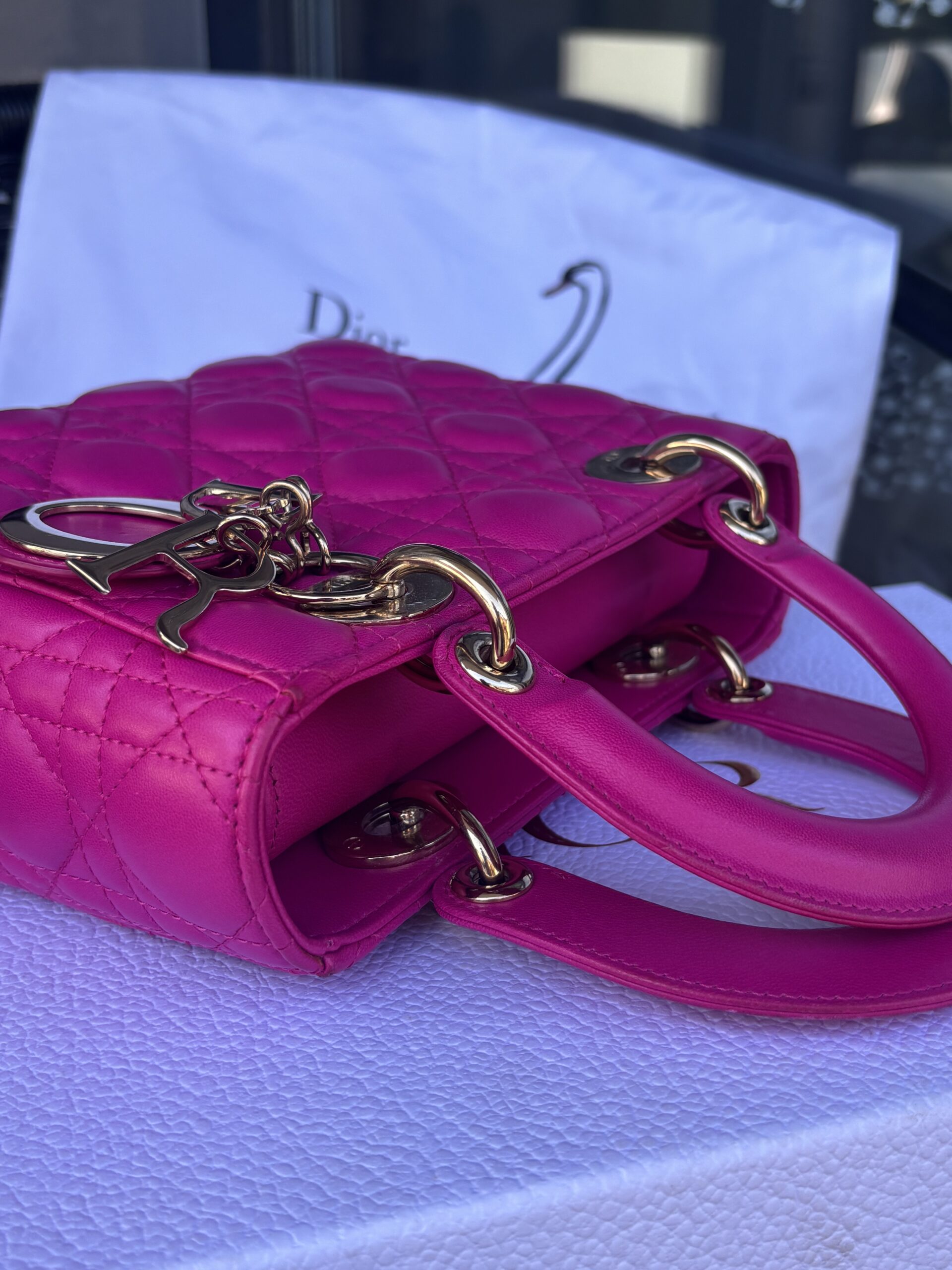 Torebka dior lady dior small szeroki pasek z przypinkami - obrazek 48