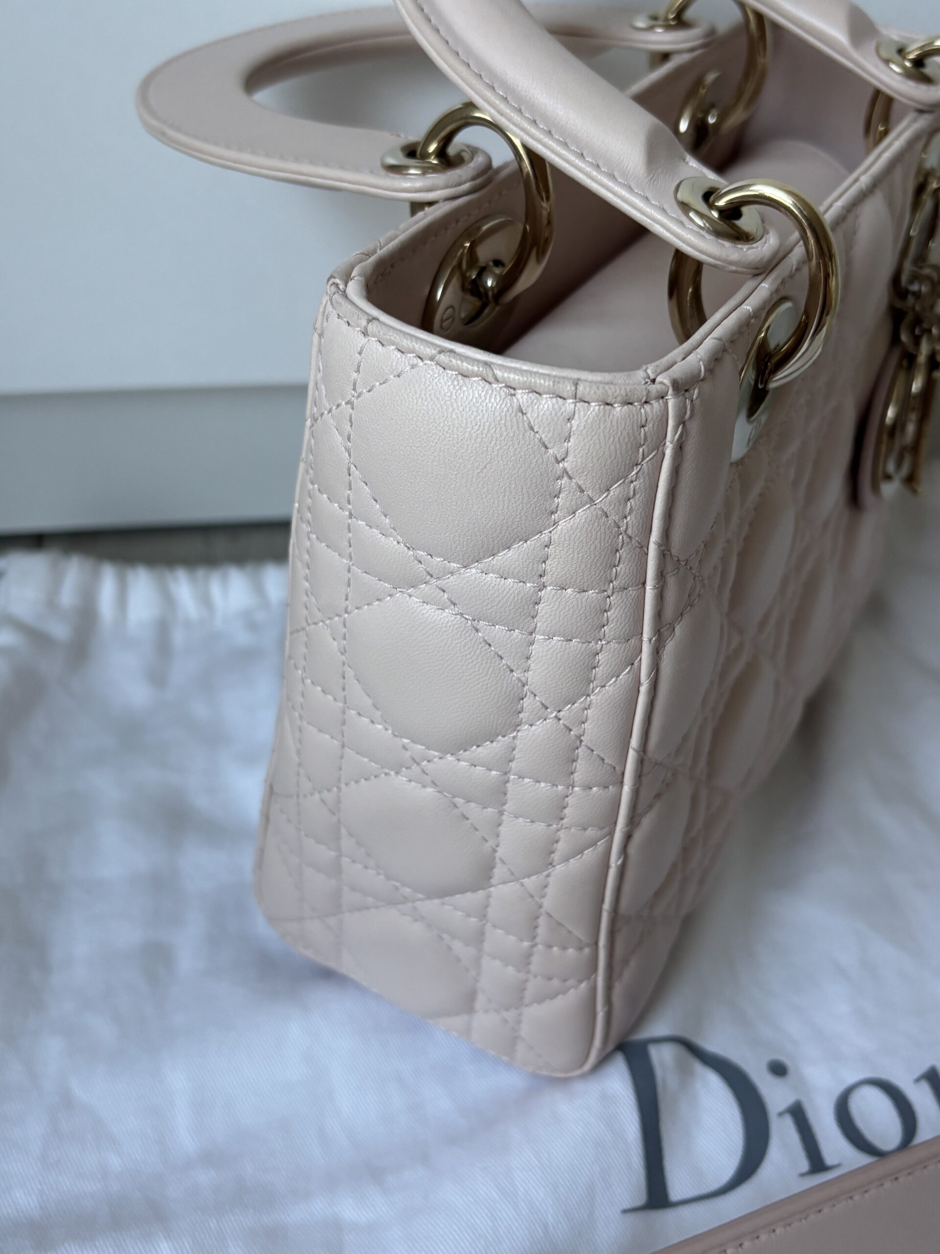 Torebka dior lady dior small szeroki pasek z przypinkami - obrazek 43