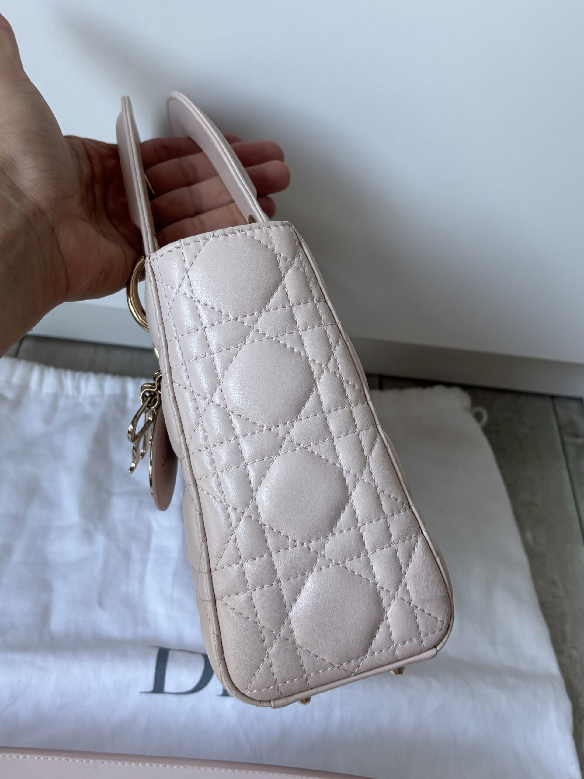 Torebka dior lady dior small szeroki pasek z przypinkami - obrazek 44