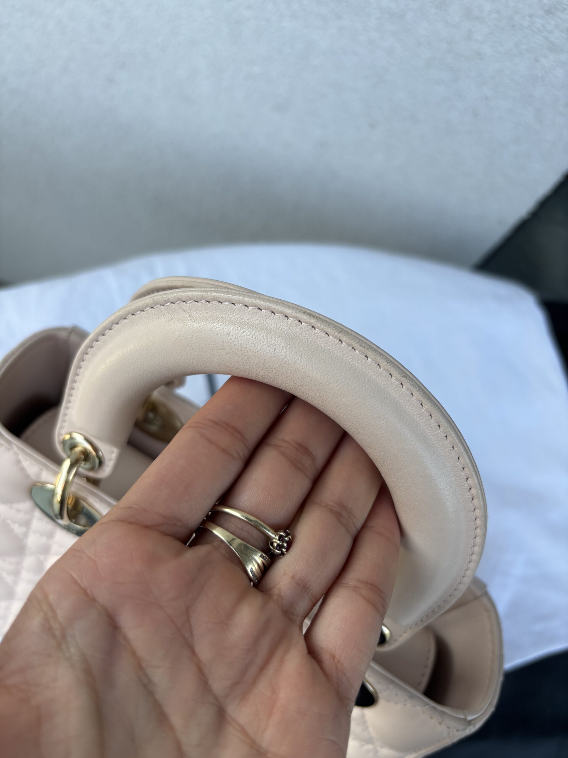 Torebka dior lady dior small szeroki pasek z przypinkami - obrazek 34