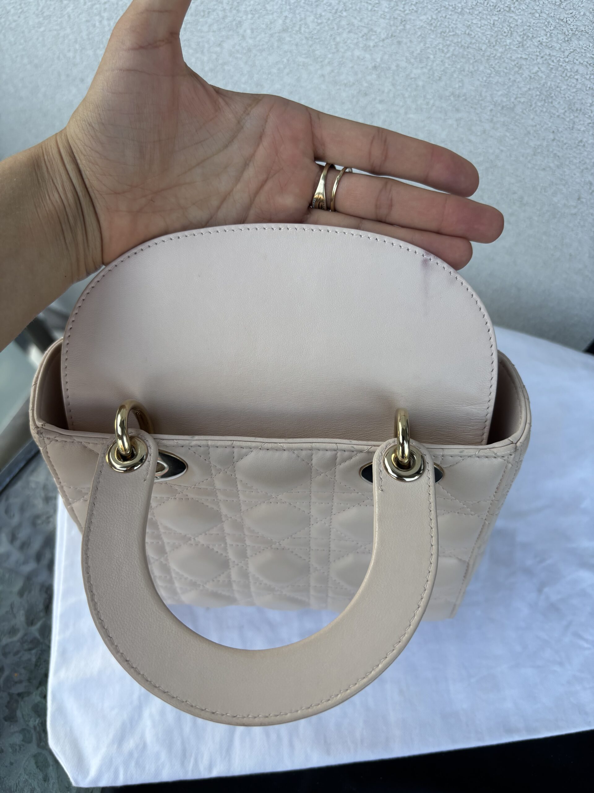 Torebka dior lady dior small szeroki pasek z przypinkami - obrazek 32
